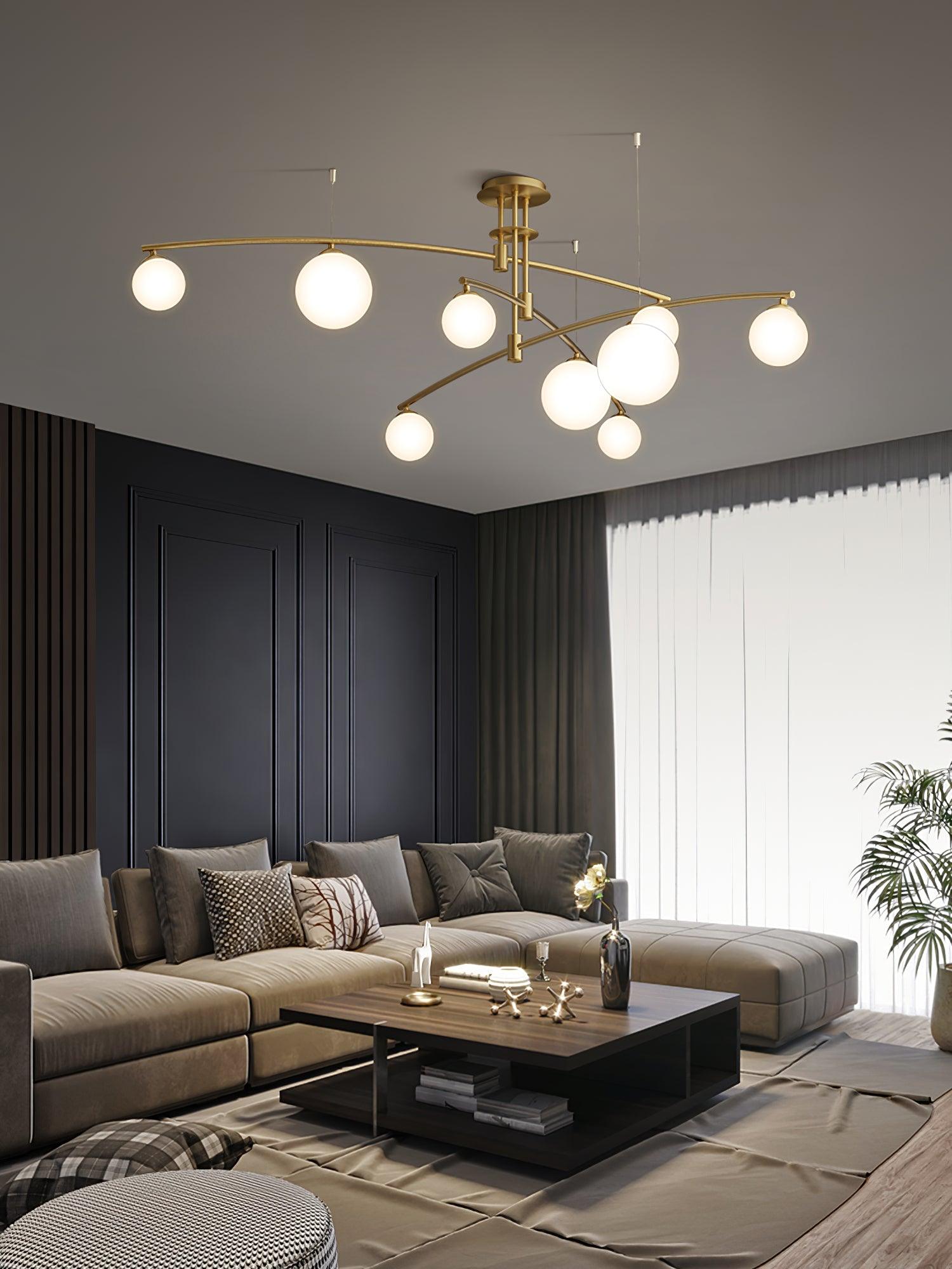 Lustra Kronleuchter Lang Arm Modern 6 Licht-Letslighting