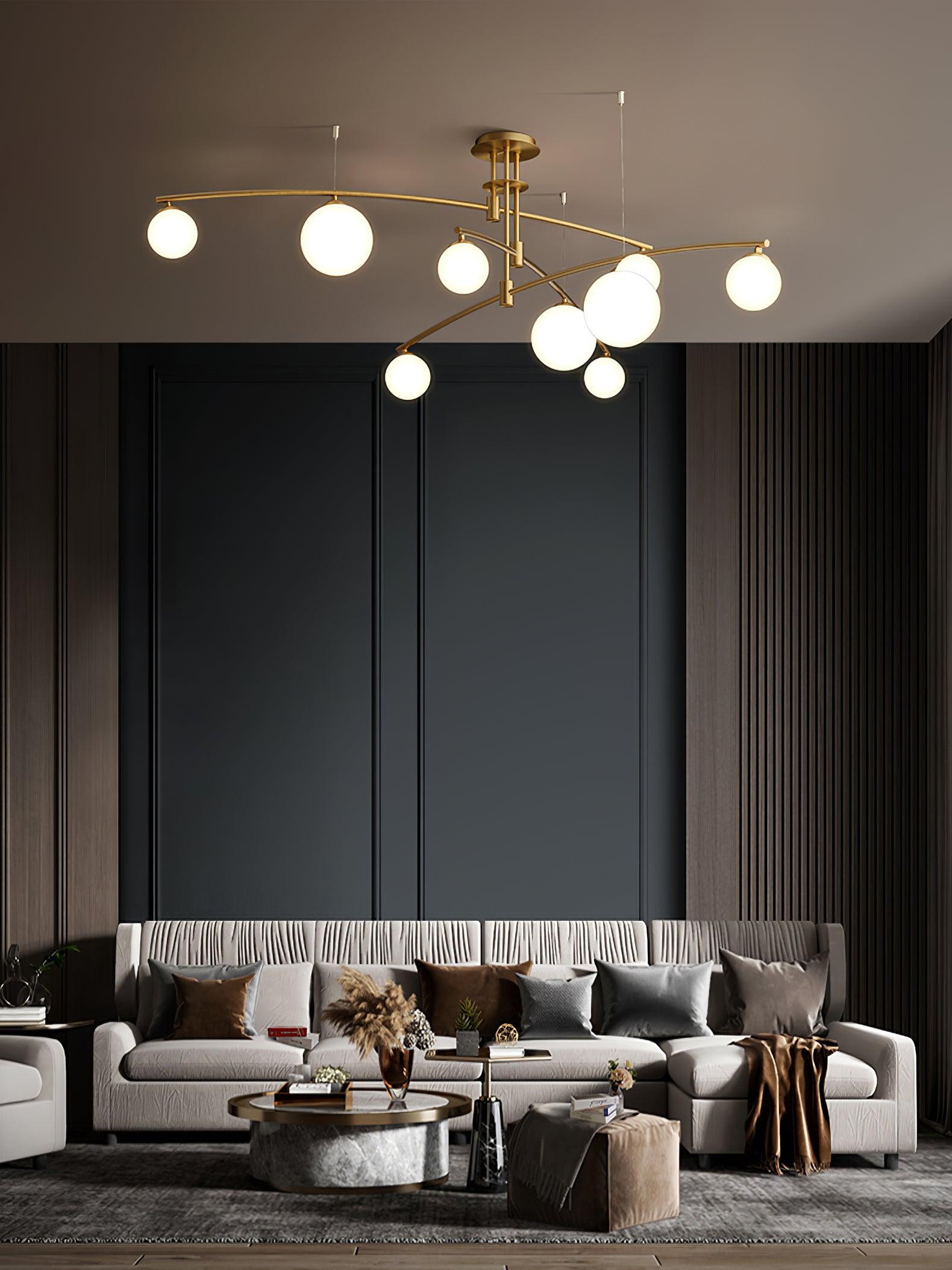 Lustra Kronleuchter Lang Arm Modern 6 Licht-Letslighting