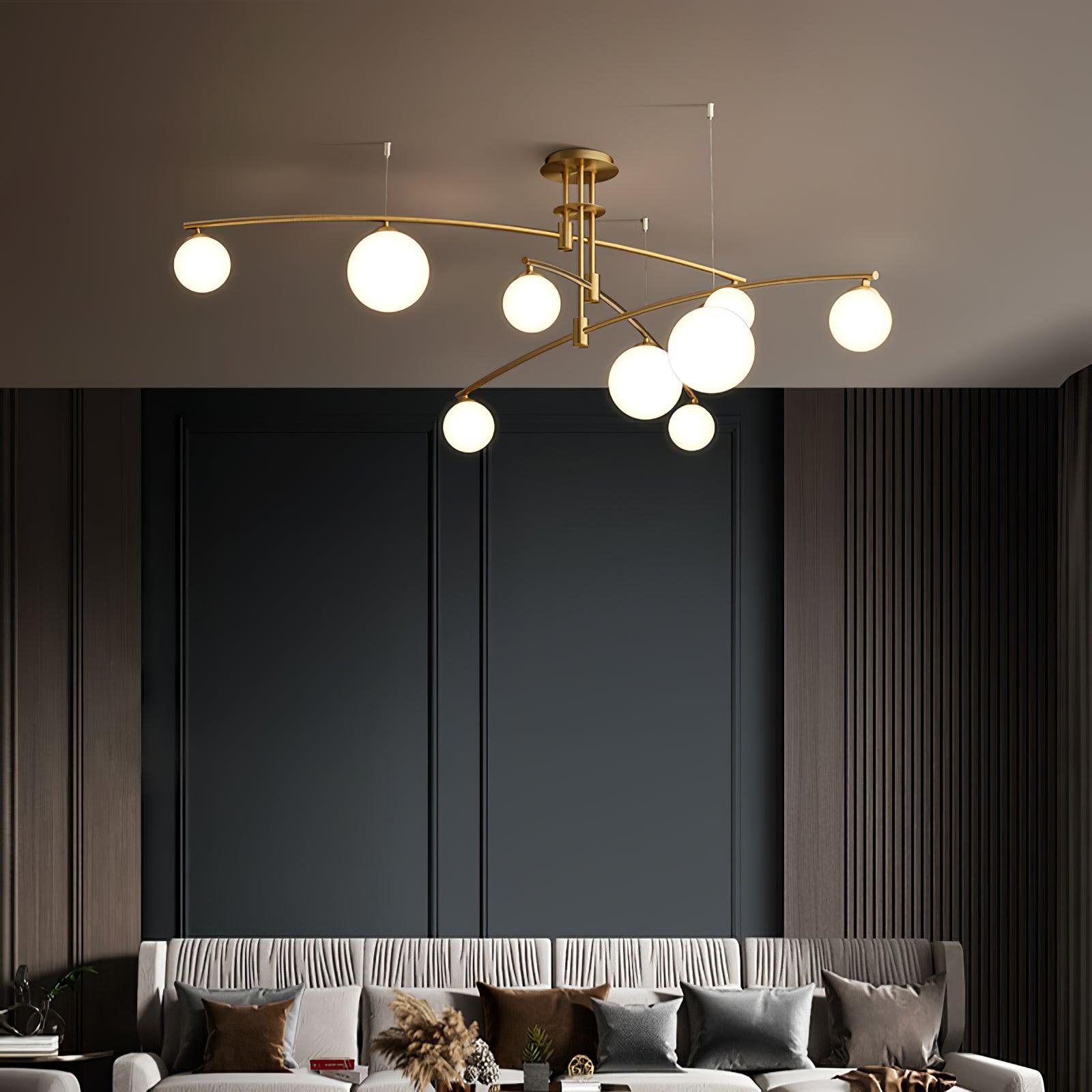 Lustra Kronleuchter Lang Arm Modern 6 Licht-Letslighting