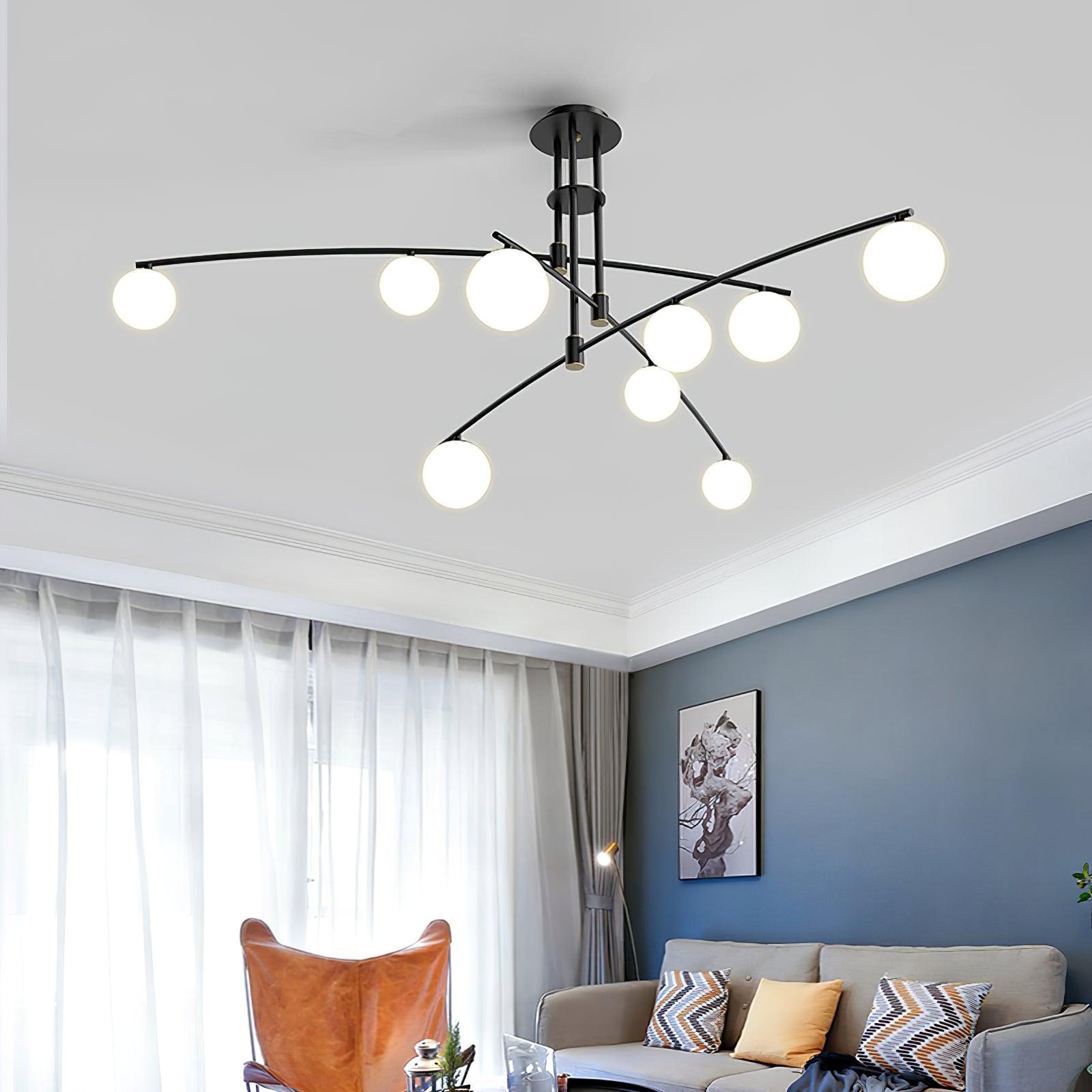 Lustra Kronleuchter Lang Arm Modern 6 Licht-Letslighting