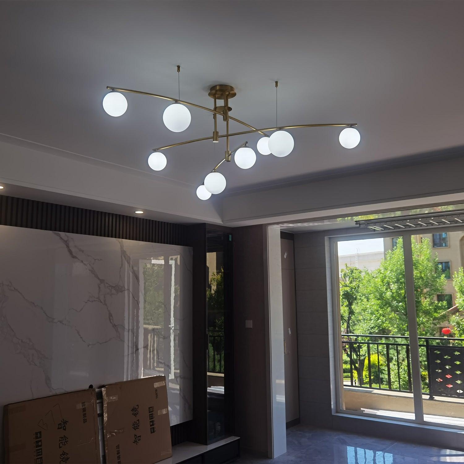 Lustra Kronleuchter Lang Arm Modern 6 Licht-Letslighting