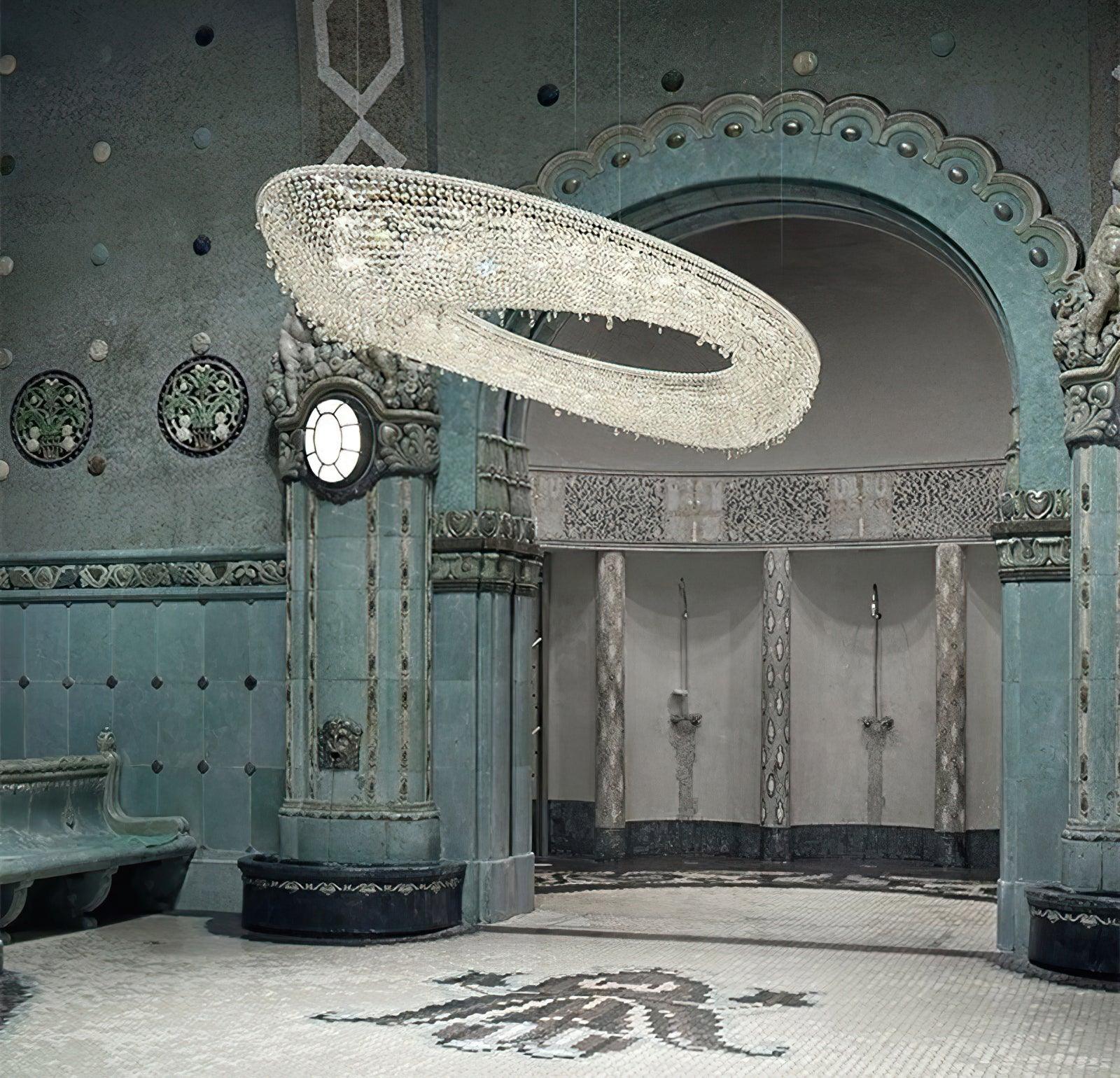 Aeliora Embellished Crystal Pendant Light - Blowlighting