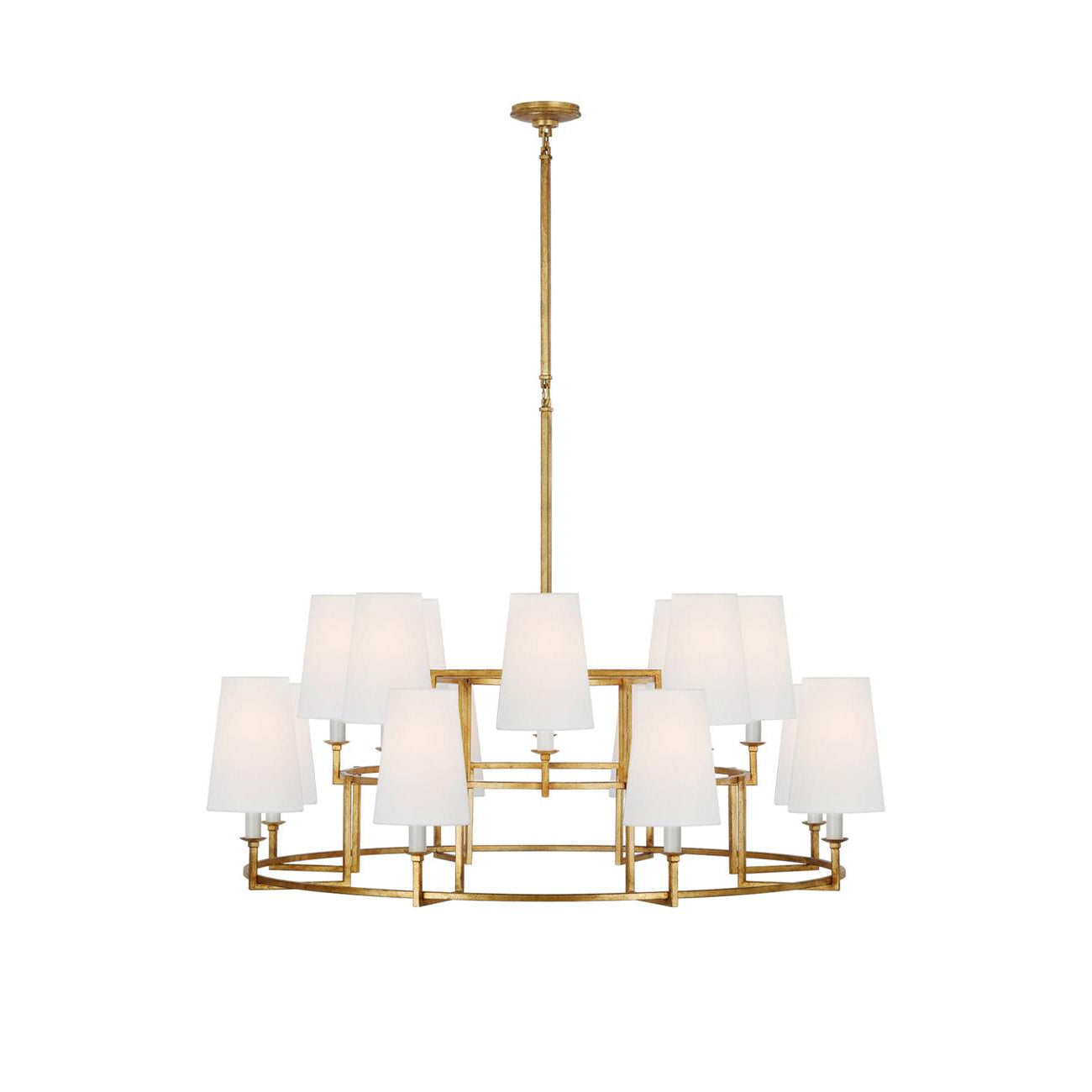 Modica Elegance Kronleuchter aus Messinggewebe-Letslighting