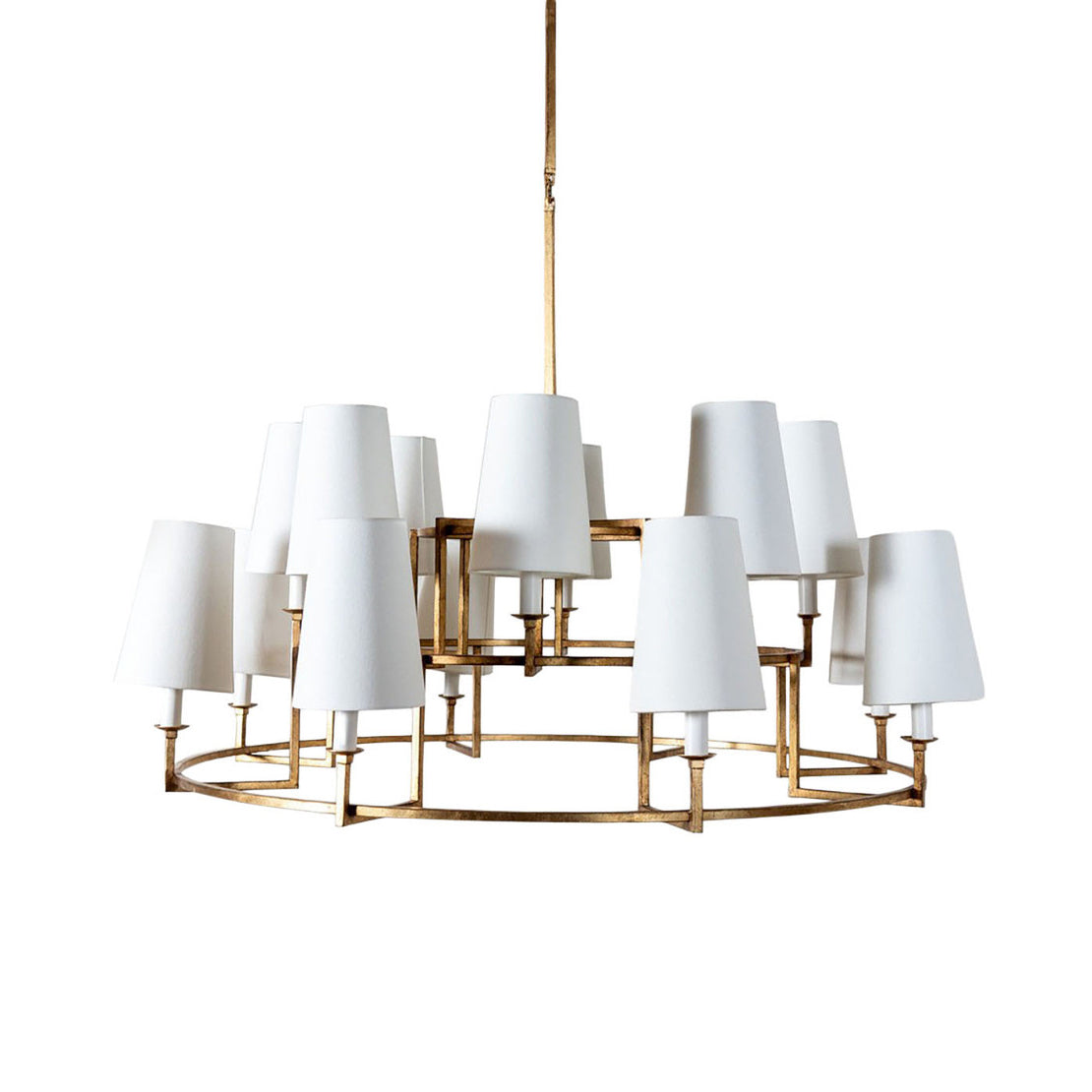 Modica Elegance Kronleuchter aus Messinggewebe-Letslighting