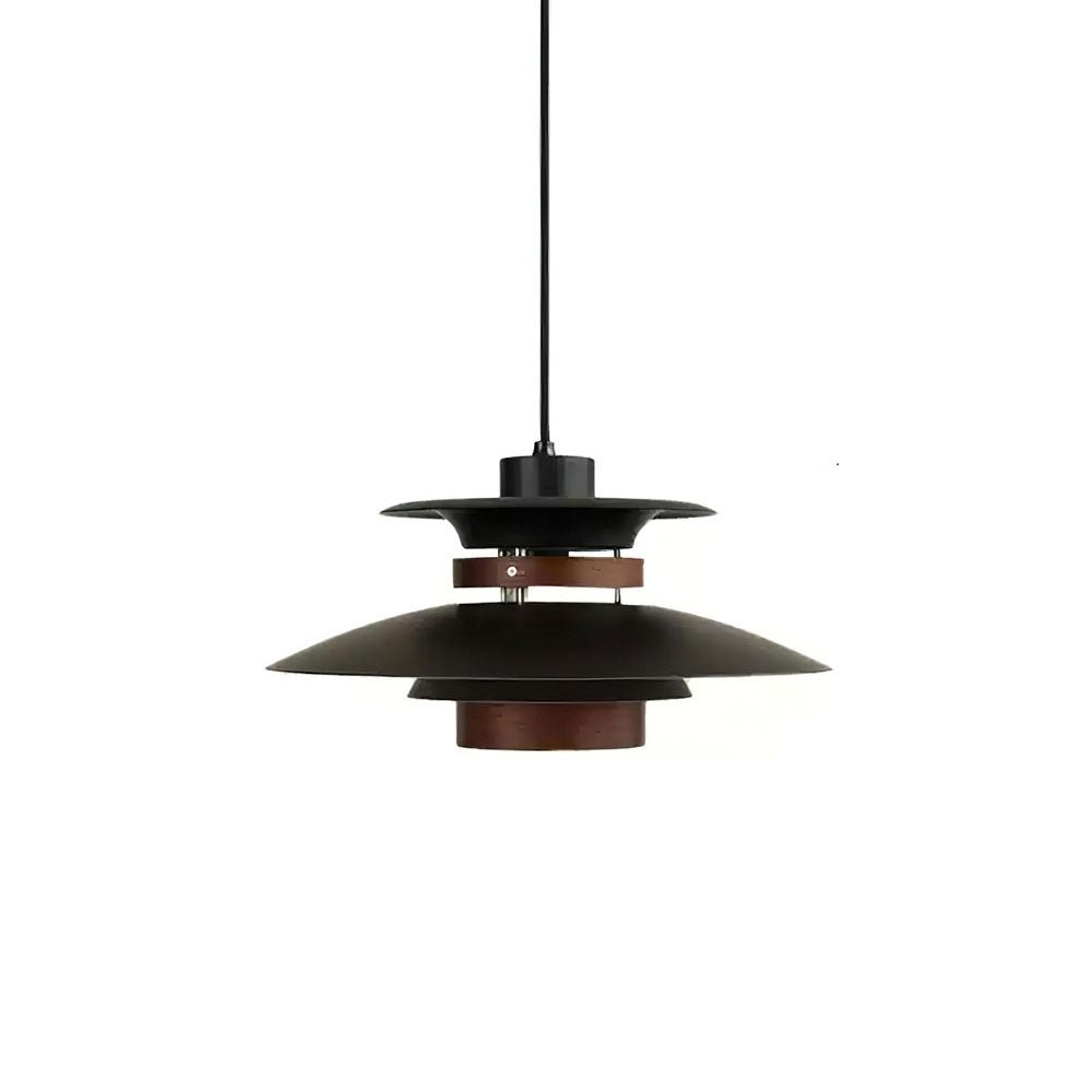 Nymera Pendelleuchte Holz Stahl-Letslighting