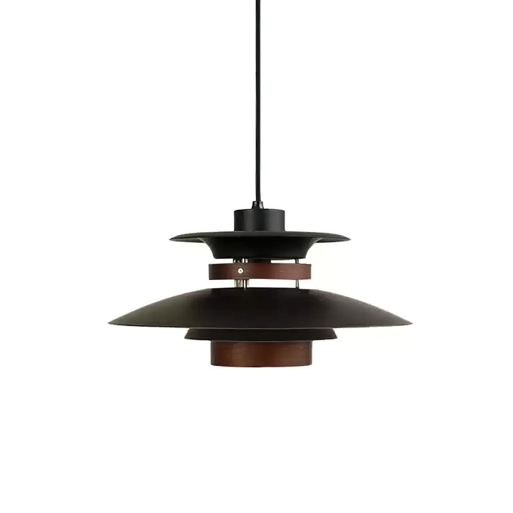 Nymera Pendelleuchte Holz Stahl-Letslighting