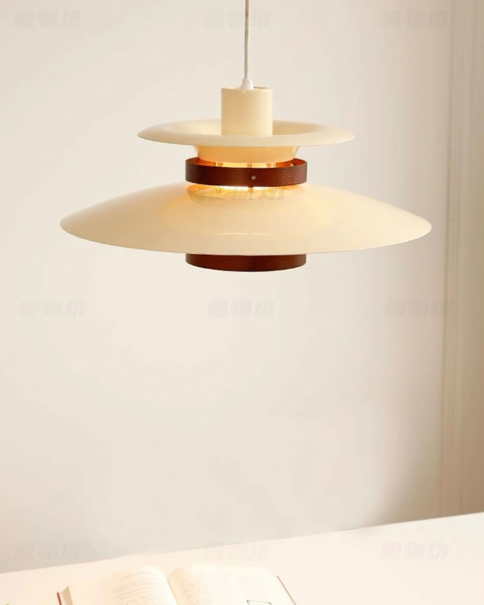 Solara Pendelleuchte Holz Schichtschirm Nordic Esszimmer-Letslighting