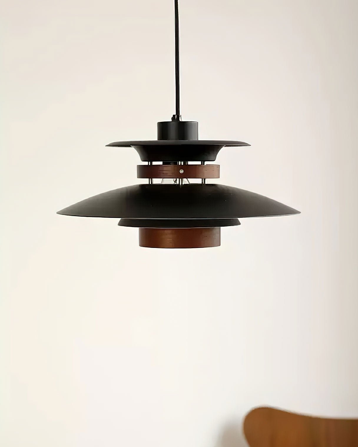 Solara Pendelleuchte Holz Schichtschirm Nordic Esszimmer-Letslighting
