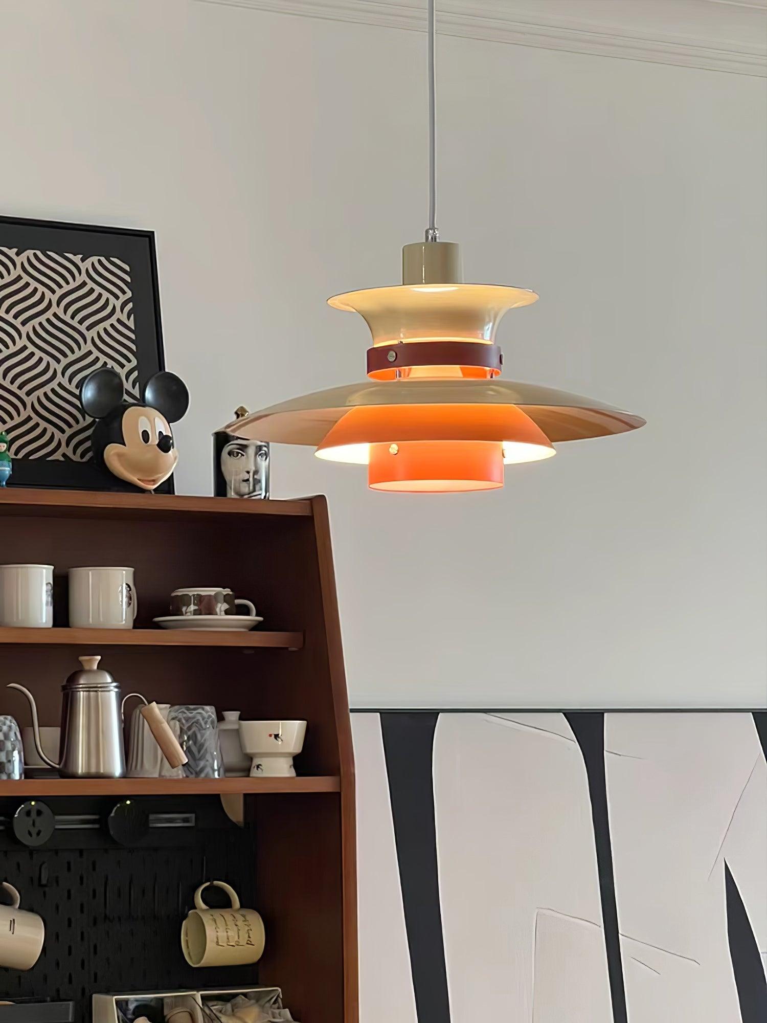 Nymera Pendelleuchte Holz Stahl-Letslighting