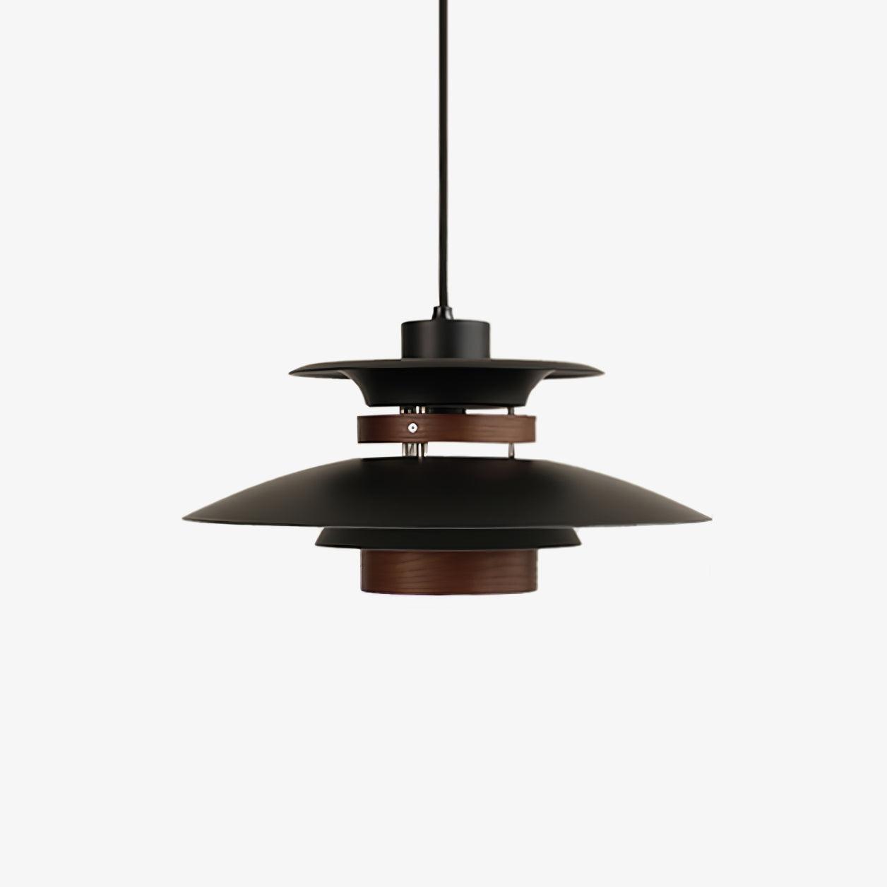 Solara Pendelleuchte Holz Schichtschirm Nordic Esszimmer-Letslighting