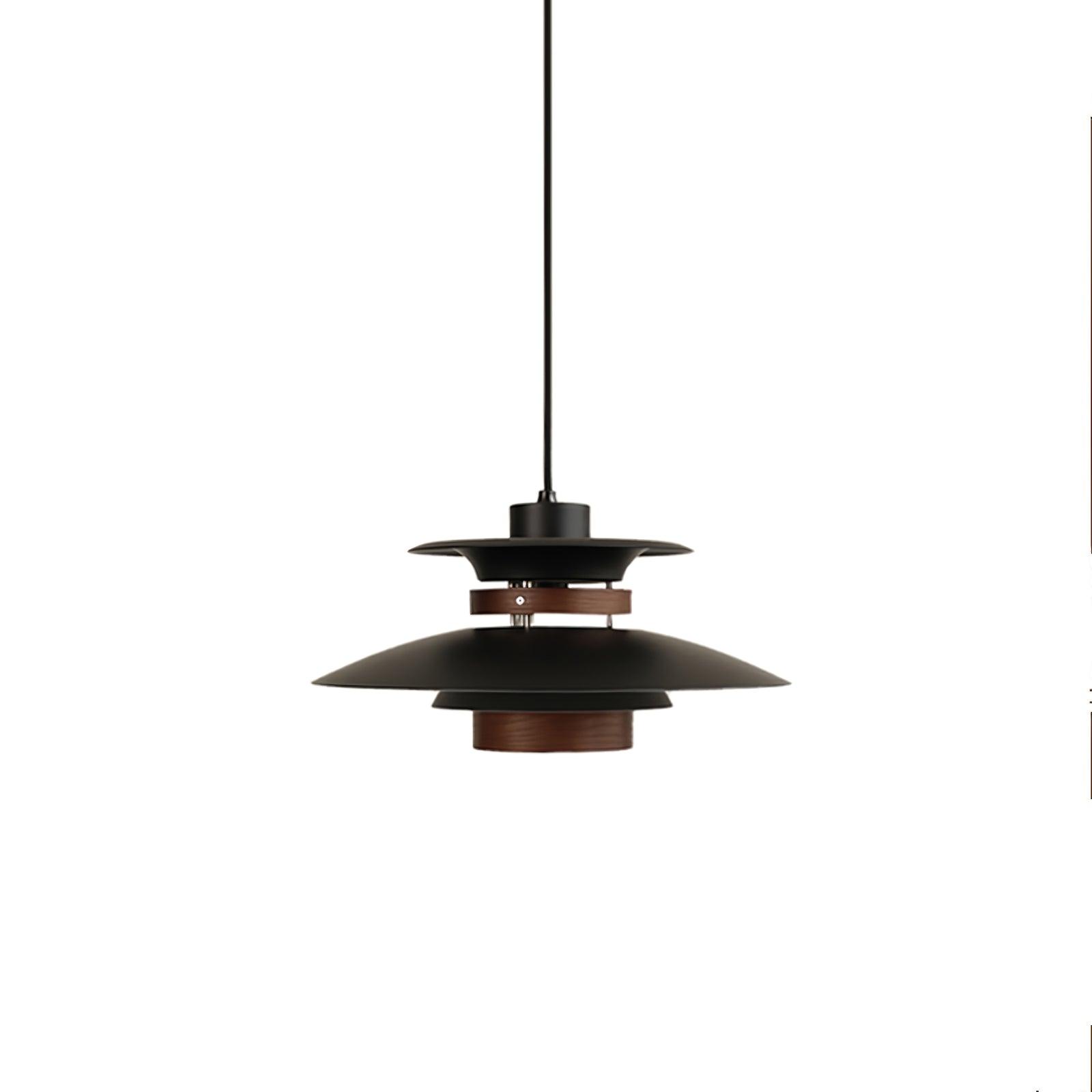 Nymera Pendelleuchte Holz Stahl-Letslighting