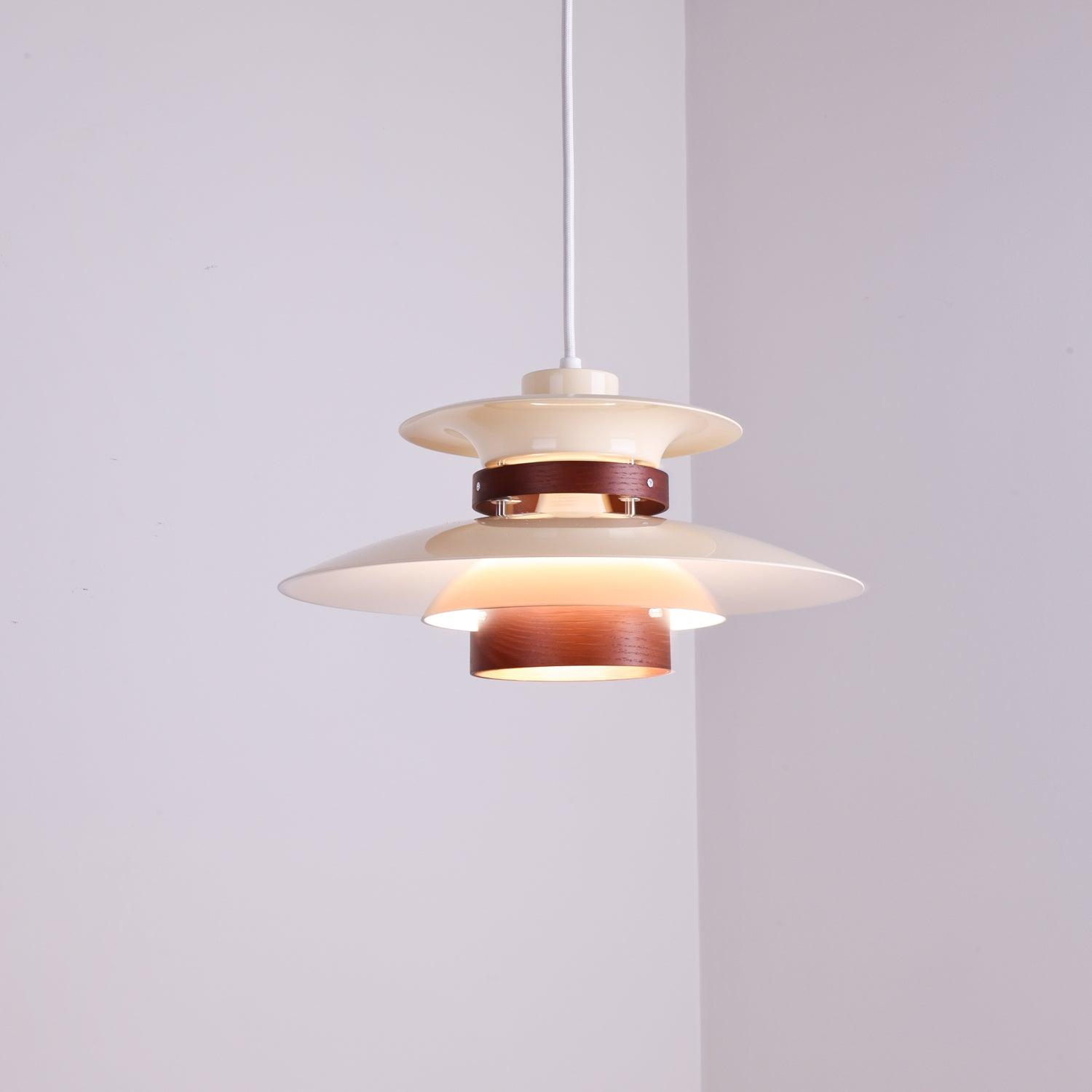 Nymera Pendelleuchte Holz Stahl-Letslighting