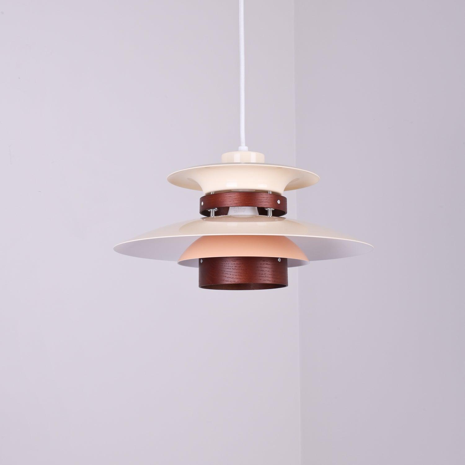 Nymera Pendelleuchte Holz Stahl-Letslighting