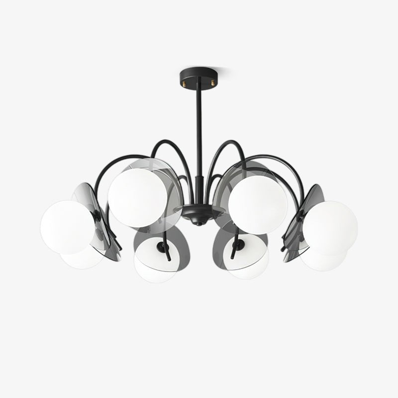 Aurora Kronleuchter Globus Arm Skulptural-Letslighting
