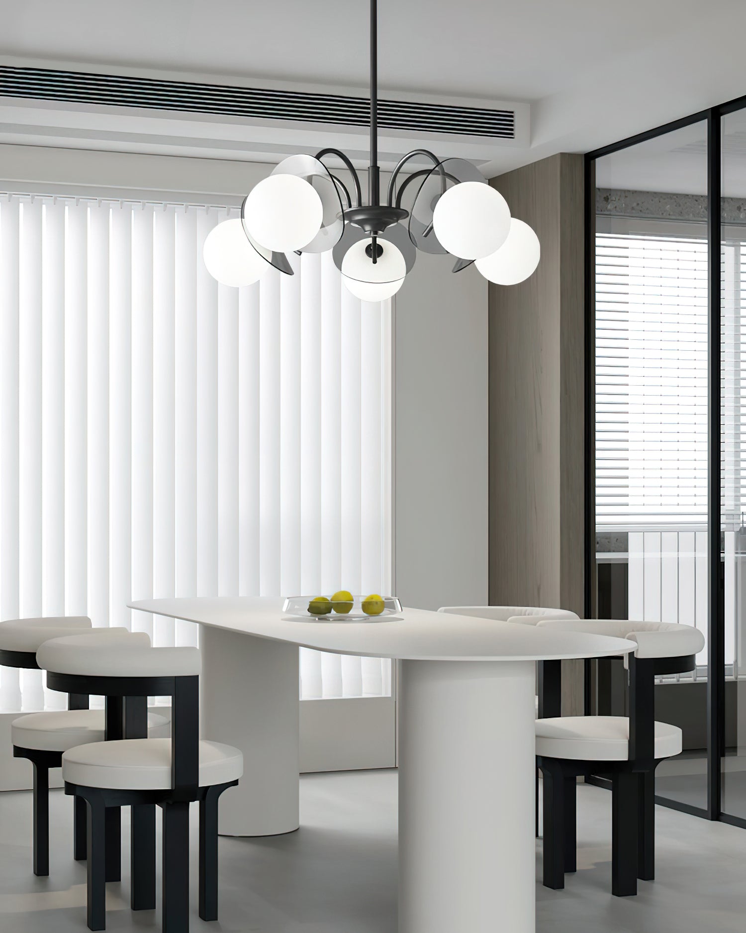 Aurora Kronleuchter Globus Arm Skulptural-Letslighting
