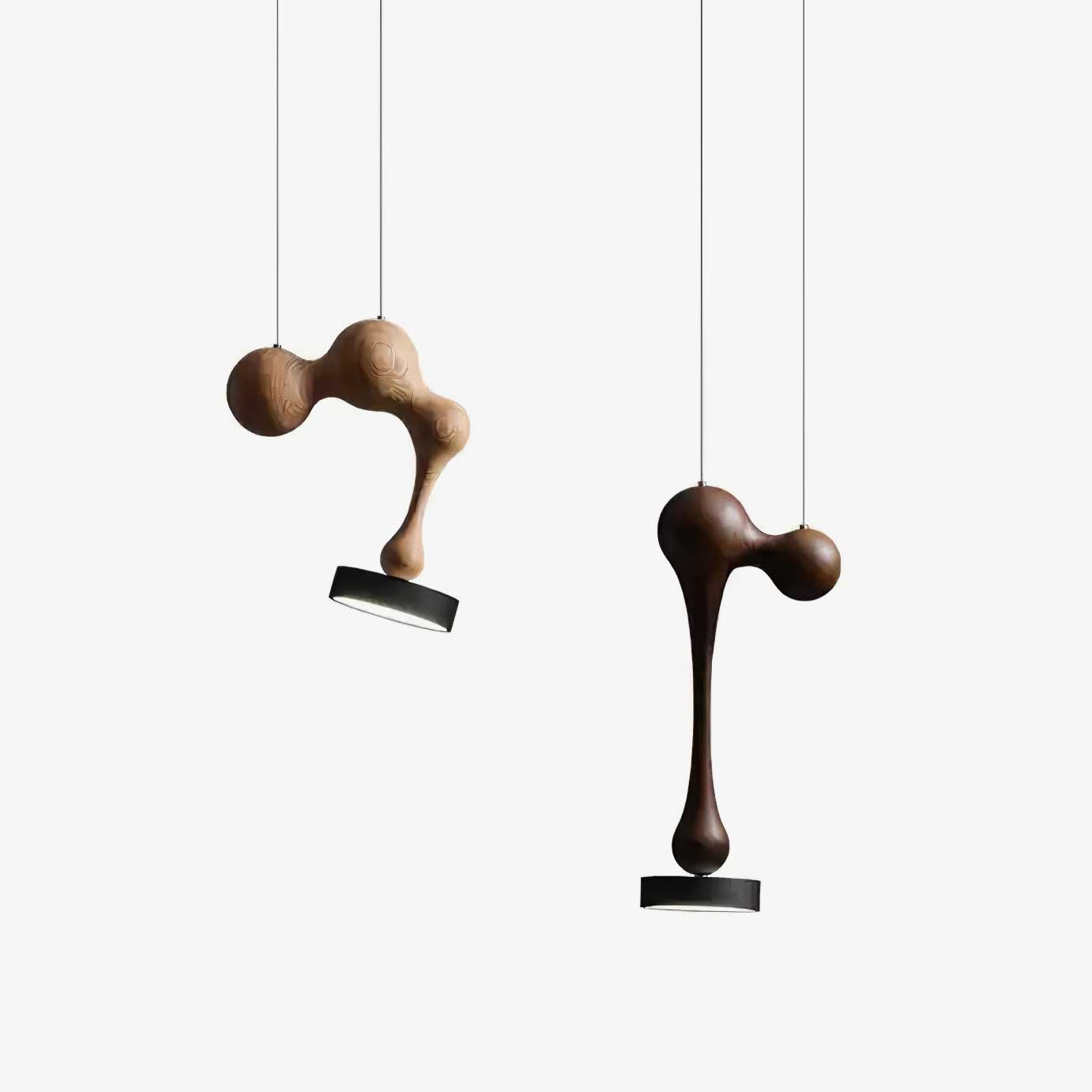 Drovia Rustikale Pendelleuchte aus Holz-Letslighting