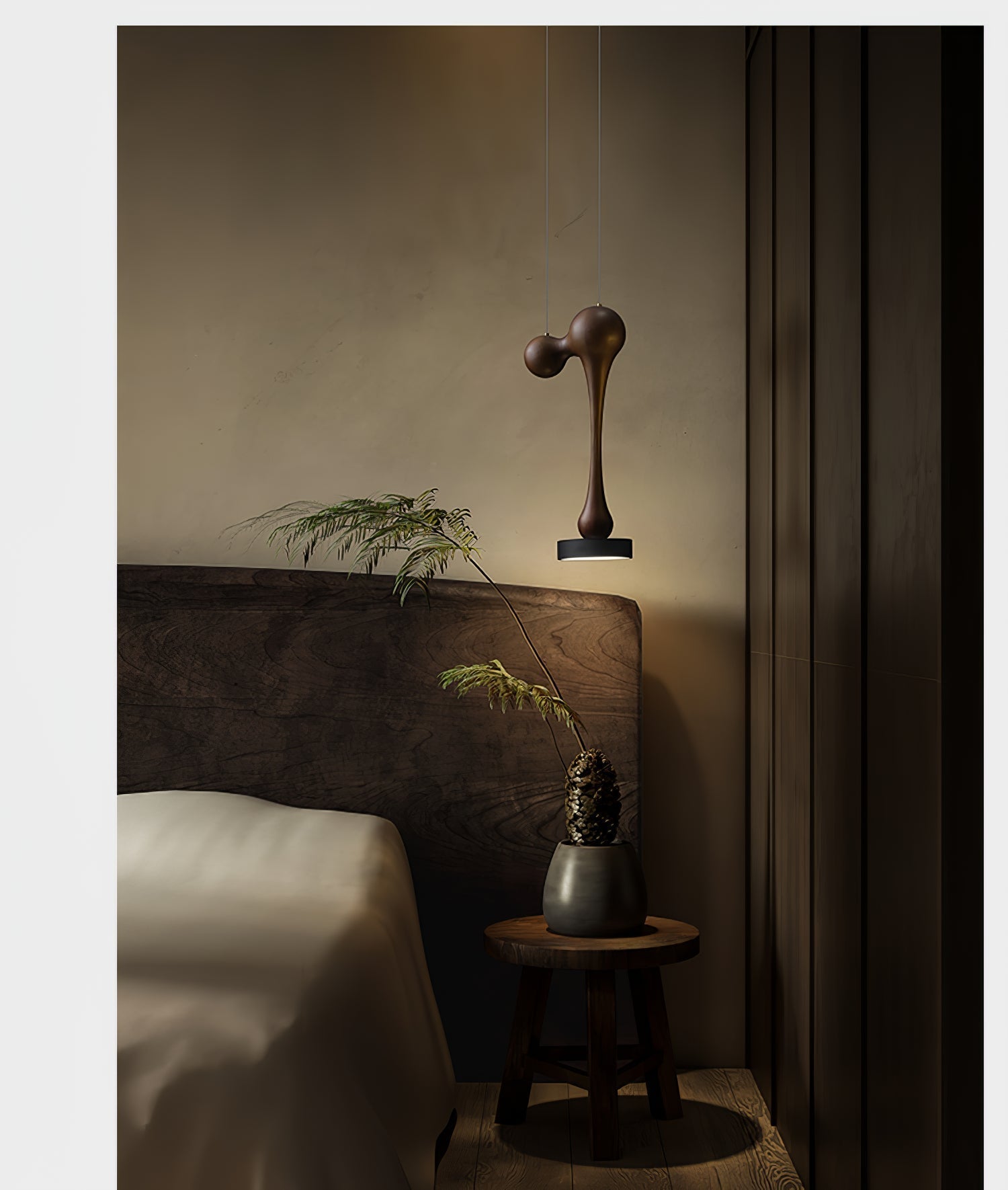 Drovia Rustikale Pendelleuchte aus Holz-Letslighting