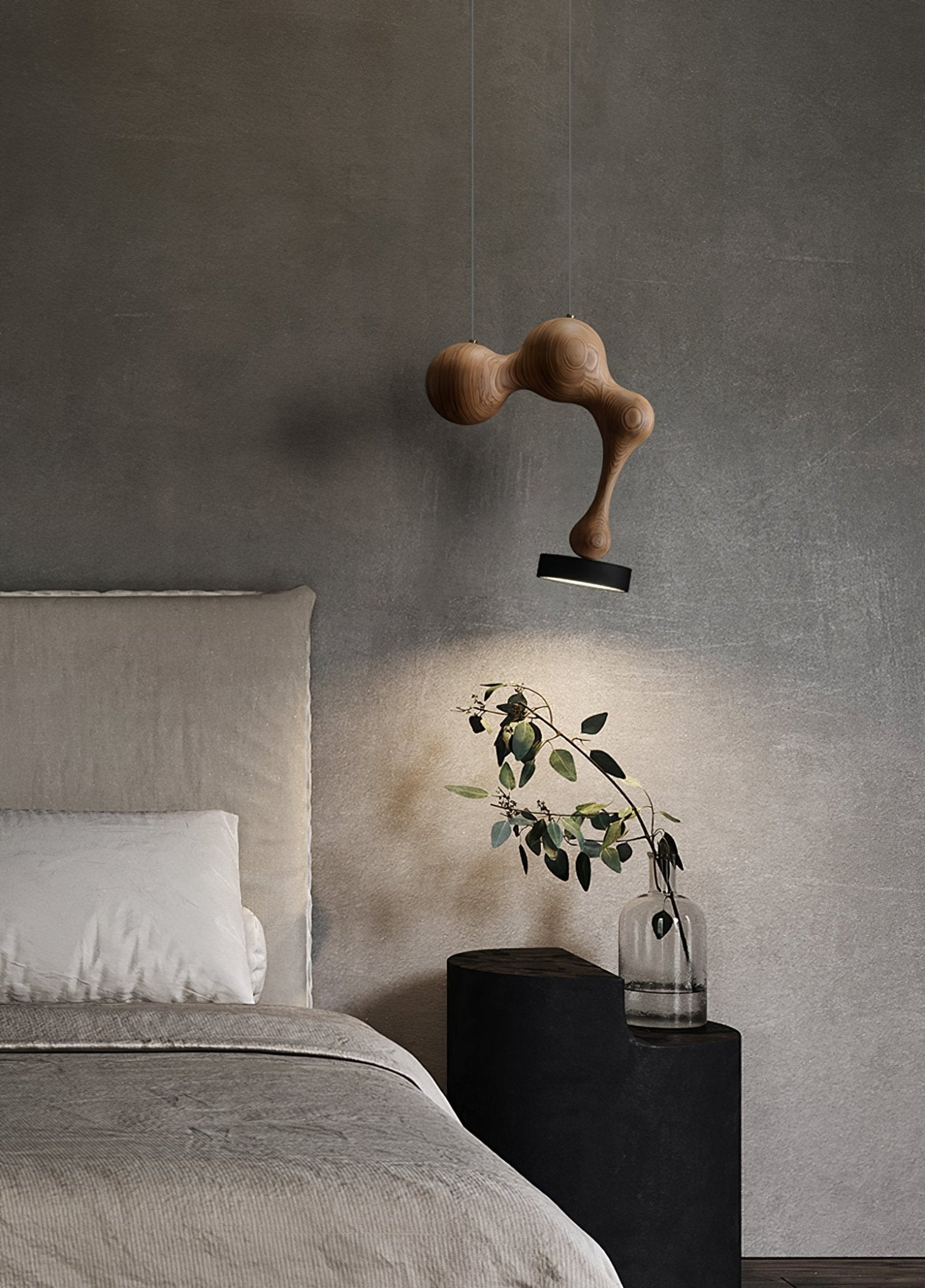 Drovia Rustikale Pendelleuchte aus Holz-Letslighting