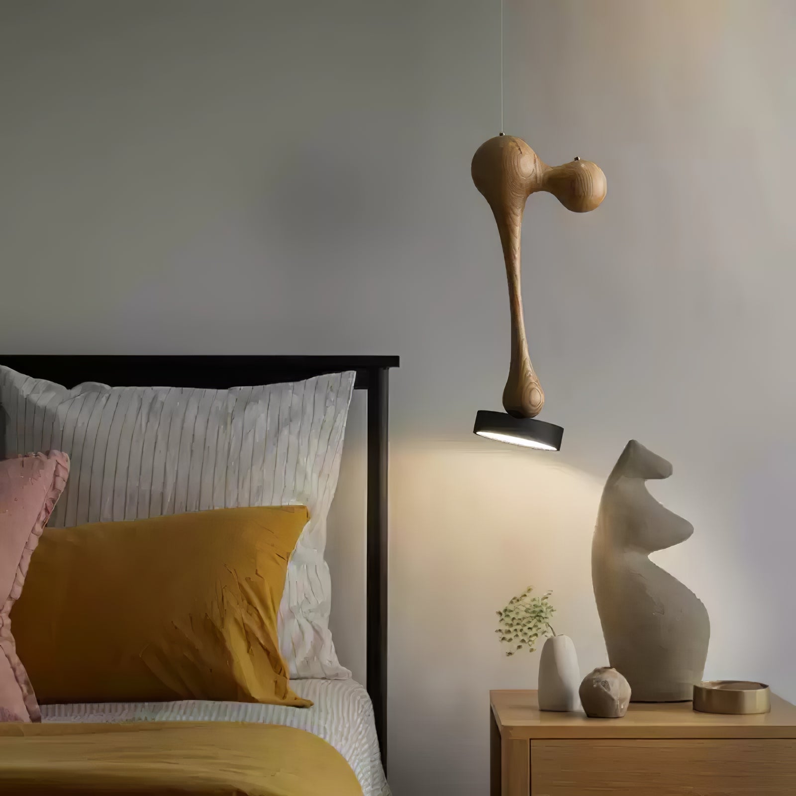 Drovia Rustikale Pendelleuchte aus Holz-Letslighting