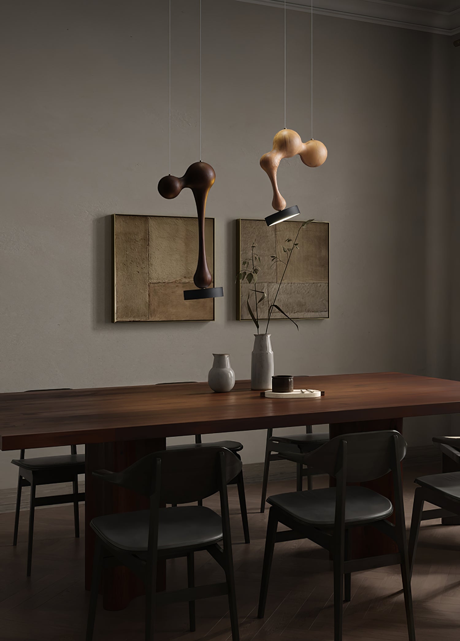 Drovia Rustikale Pendelleuchte aus Holz-Letslighting