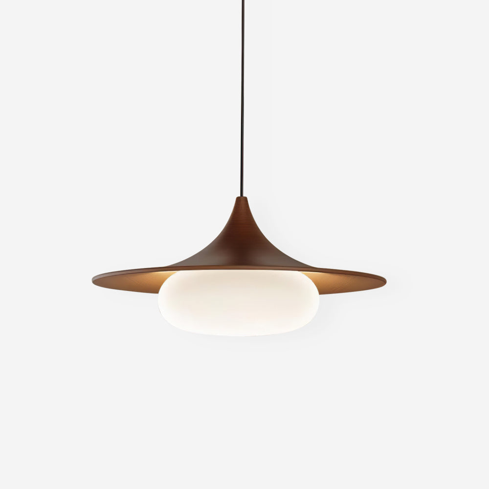 Ovelis Pendelleuchte Modern Holz Glas-Letslighting