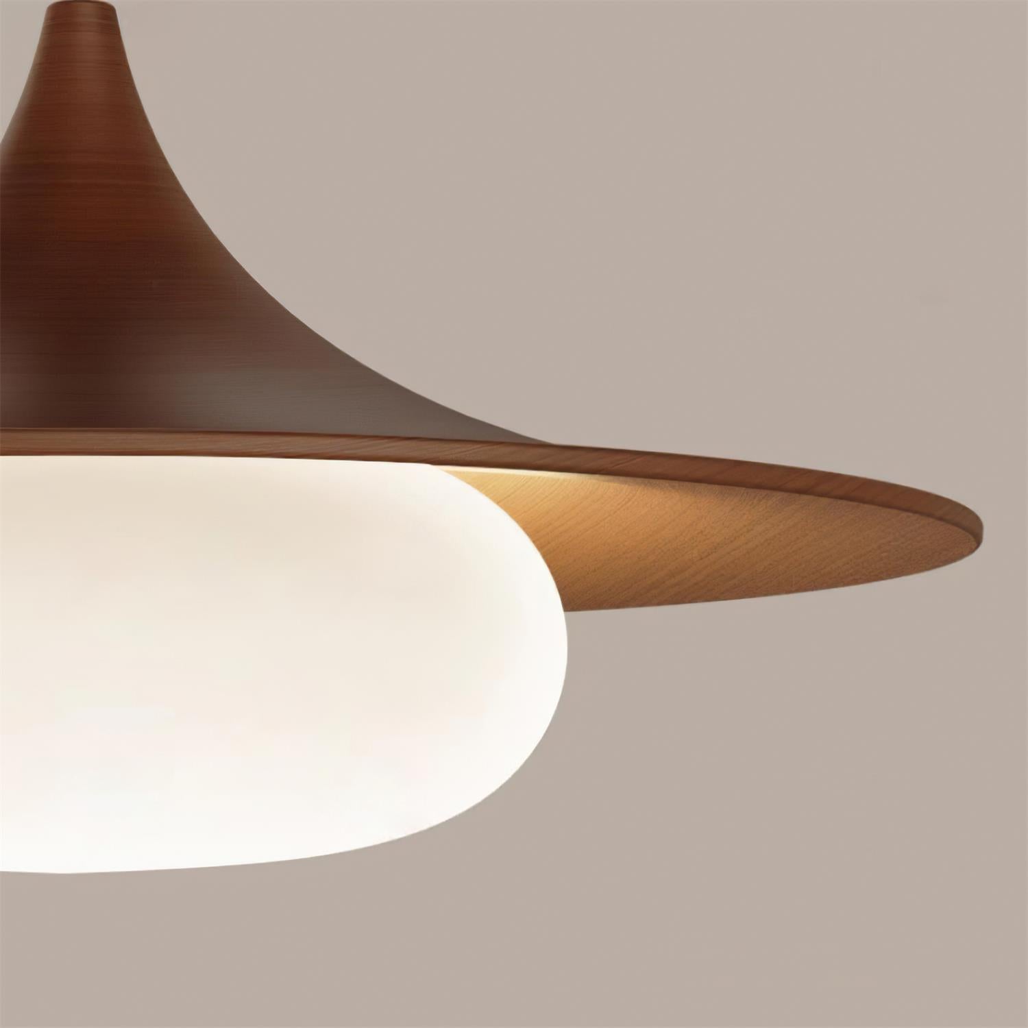 Ovelis Pendelleuchte Modern Holz Glas-Letslighting