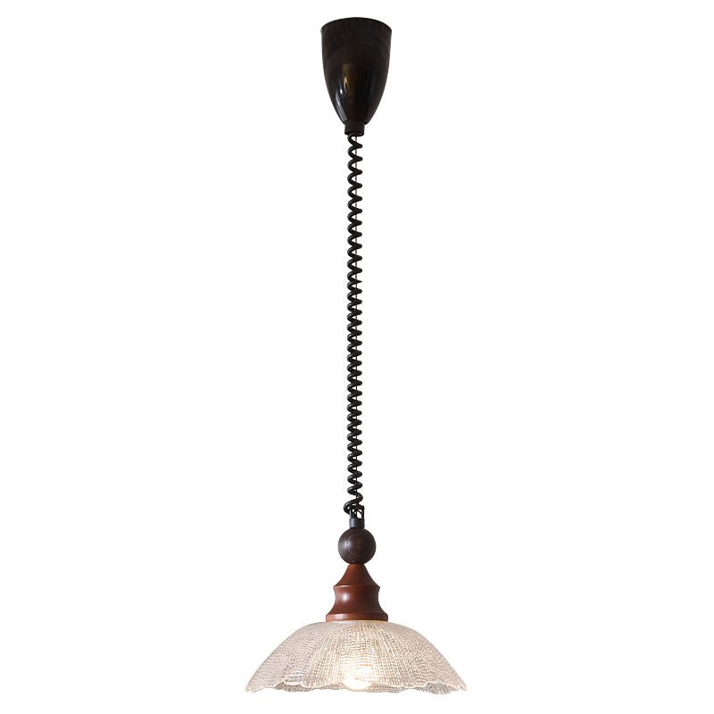 Nydoreth Eleganz Vintage Kunst Holz Pendelleuchte-Letslighting