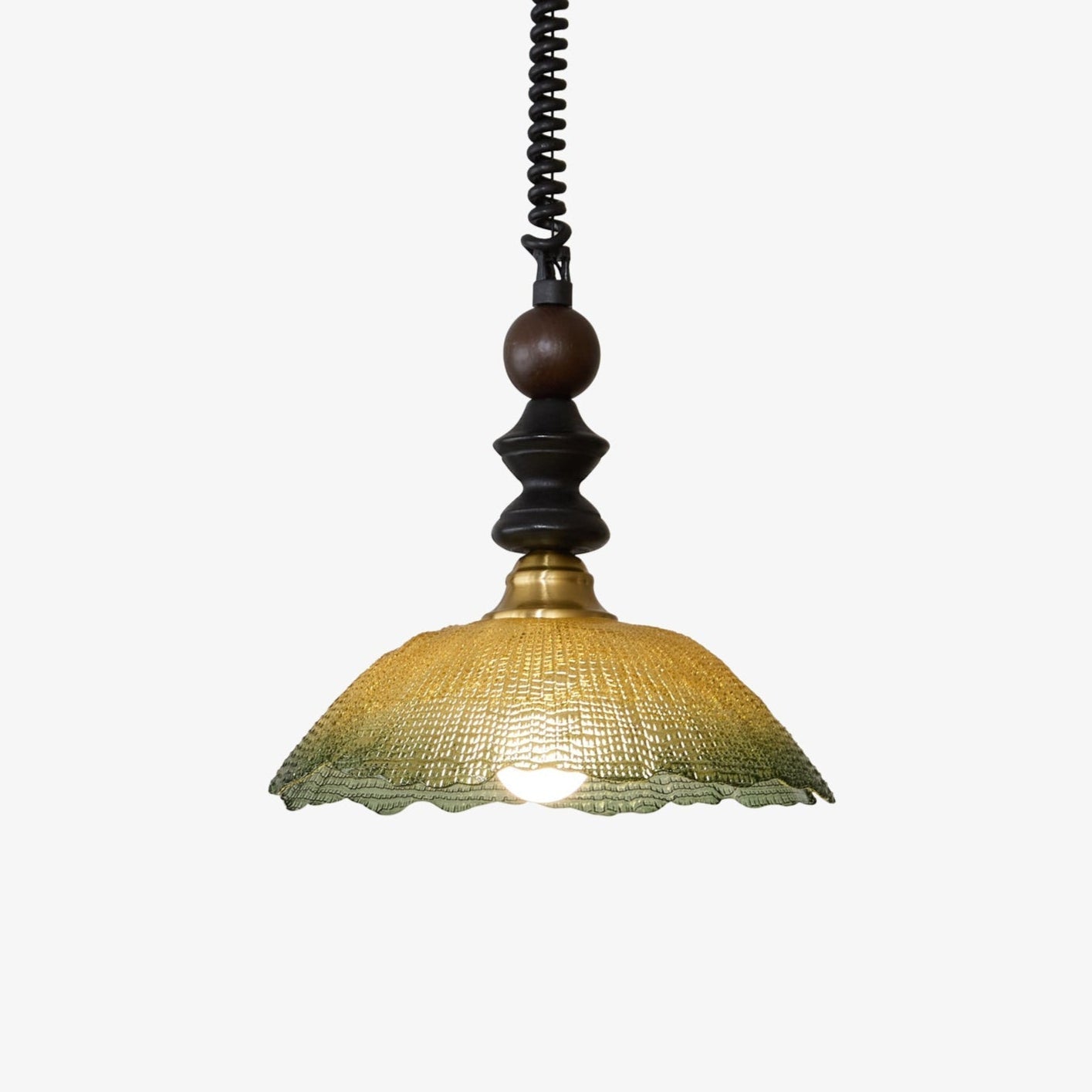 Nydoreth Eleganz Vintage Kunst Holz Pendelleuchte-Letslighting