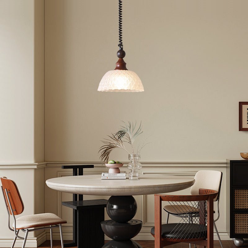 Nydoreth Eleganz Vintage Kunst Holz Pendelleuchte-Letslighting