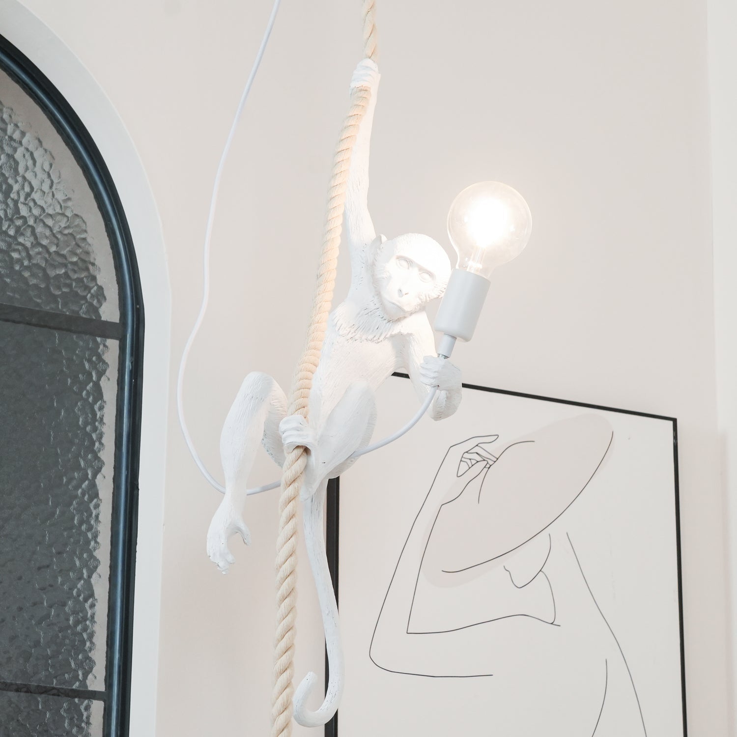 Zalira Harzseil Künstlerisch Pendelleuchte-Letslighting