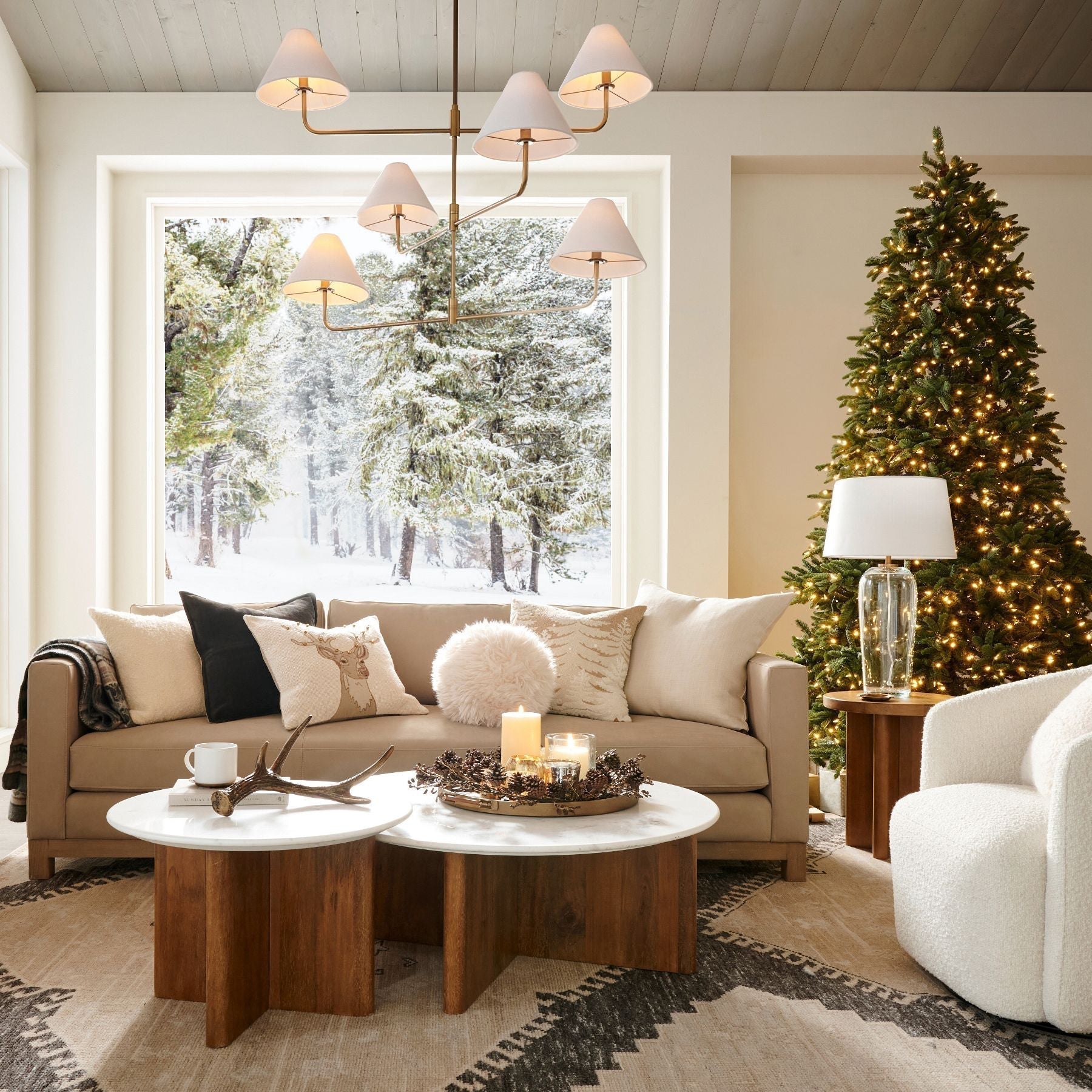 Zoruvyh Three Tier Vintage Industrial Fabric Metal Chandelier - Letslighting