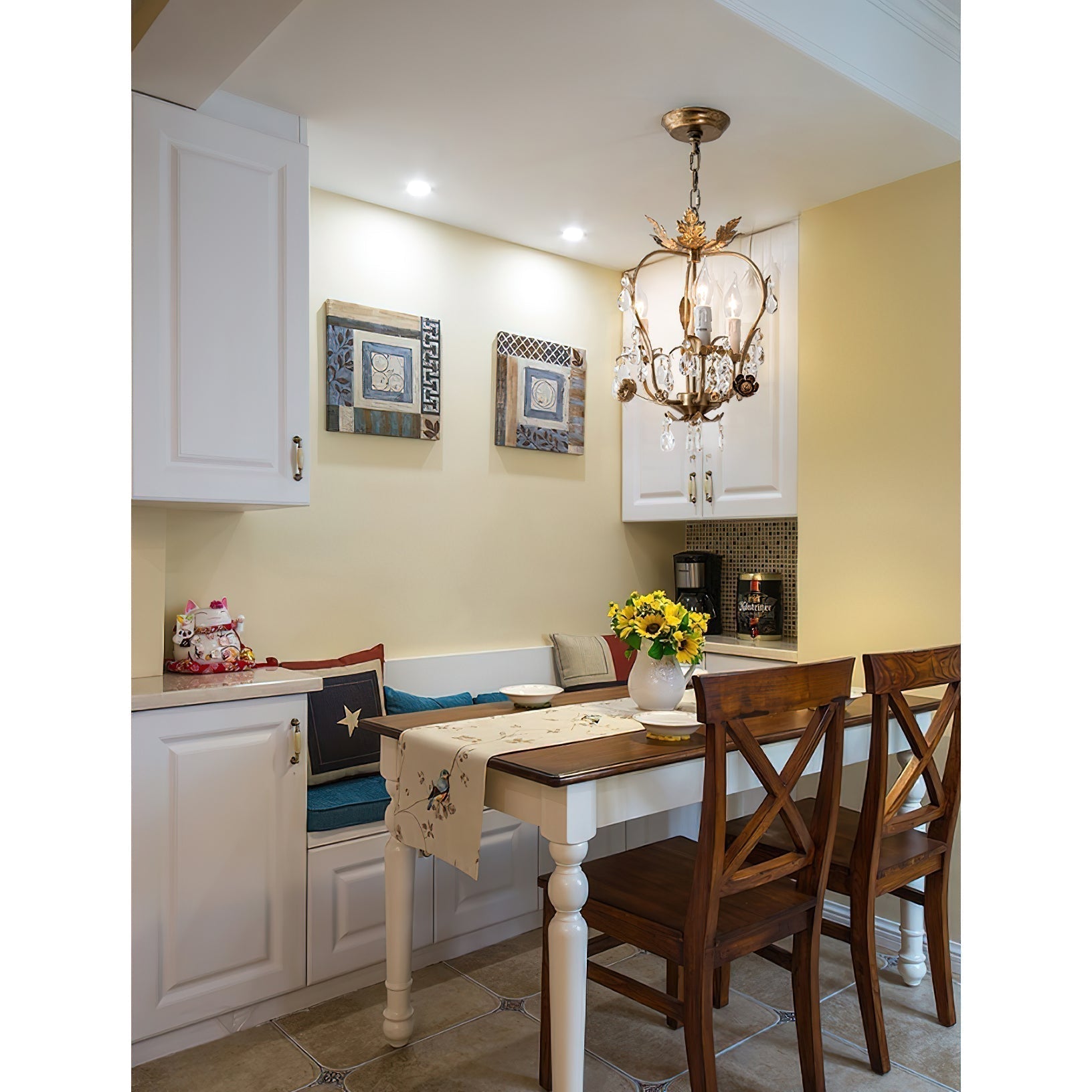 Sylaeara Postmodern Luxury Metal Crystal Chandelier - Letslighting