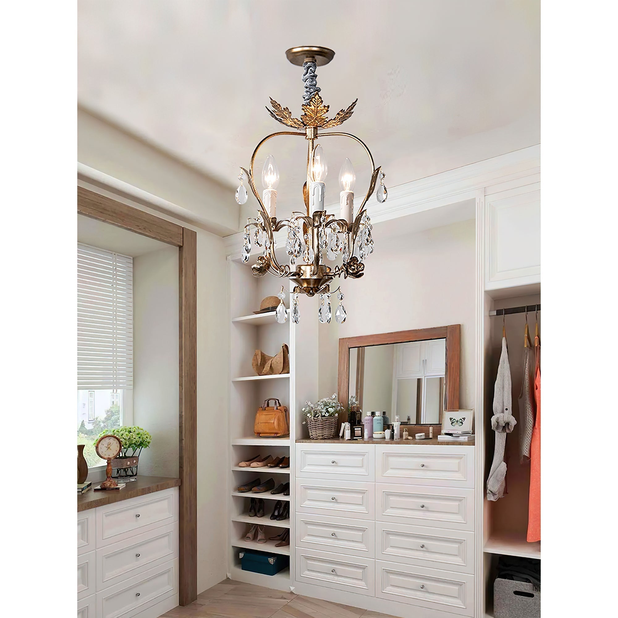 Sylaeara Postmodern Luxury Metal Crystal Chandelier - Letslighting