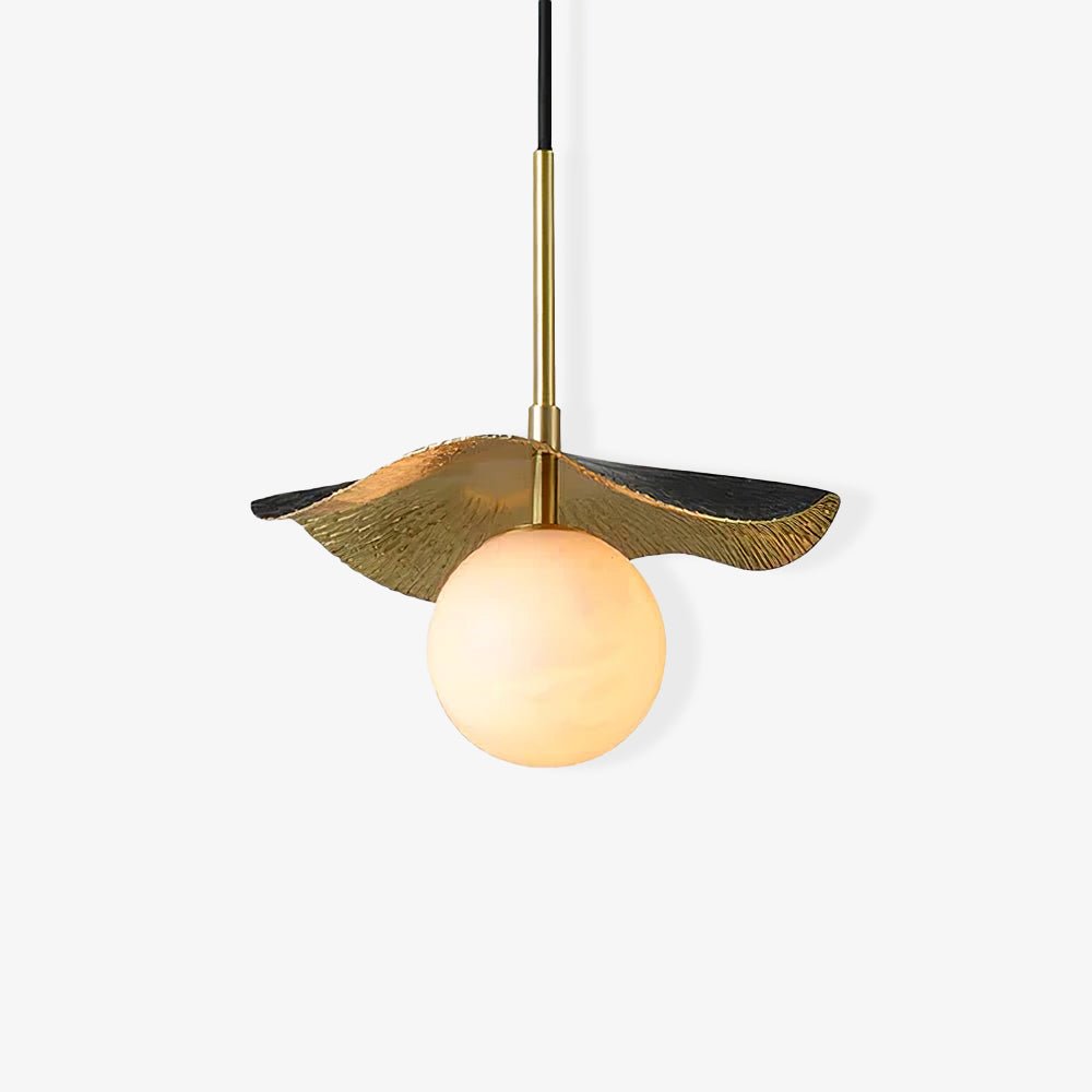 Ivvynen Leaf Canopy Alabaster Pendant Light - Neutralighting