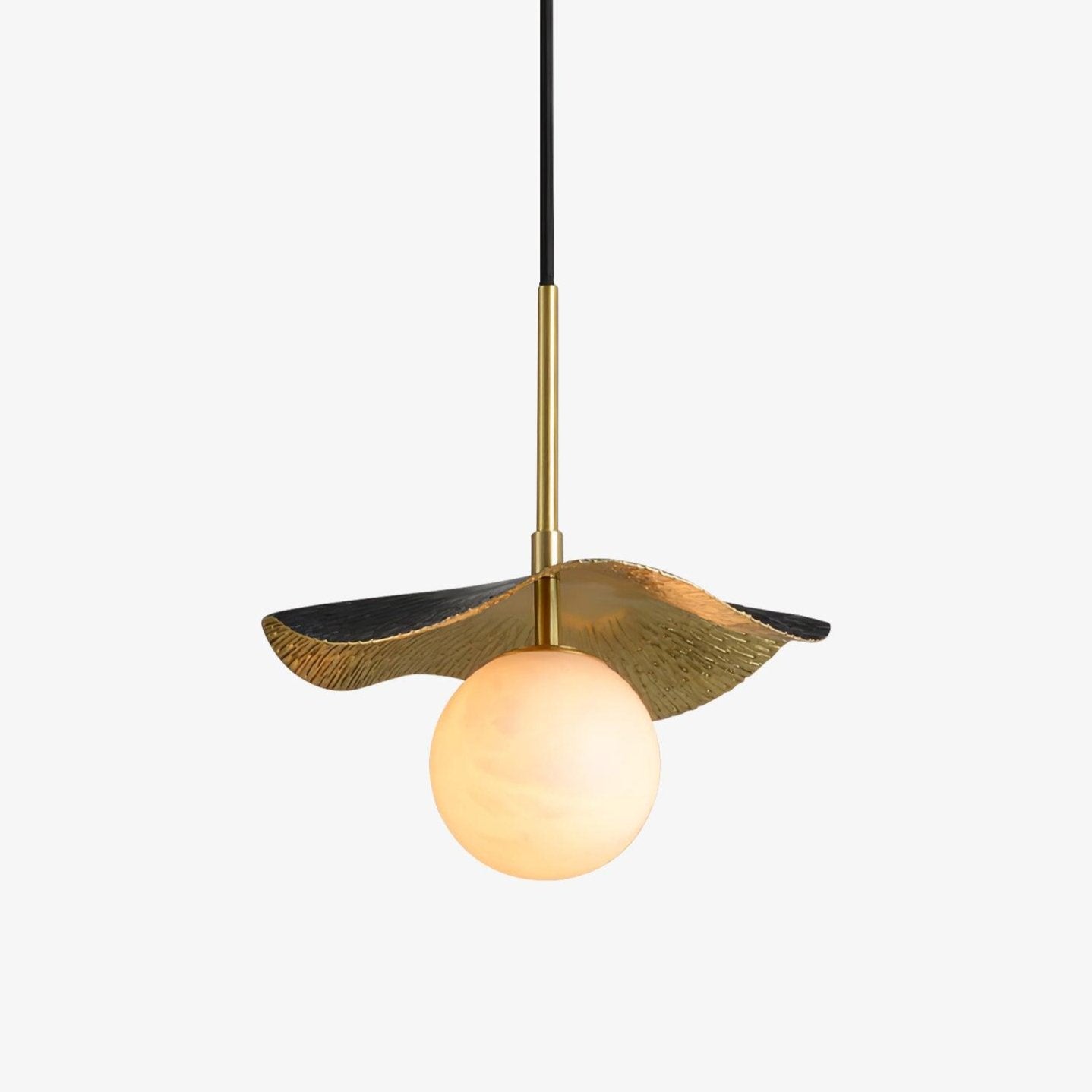 Ivvynen Leaf Canopy Alabaster Pendant Light - Neutralighting