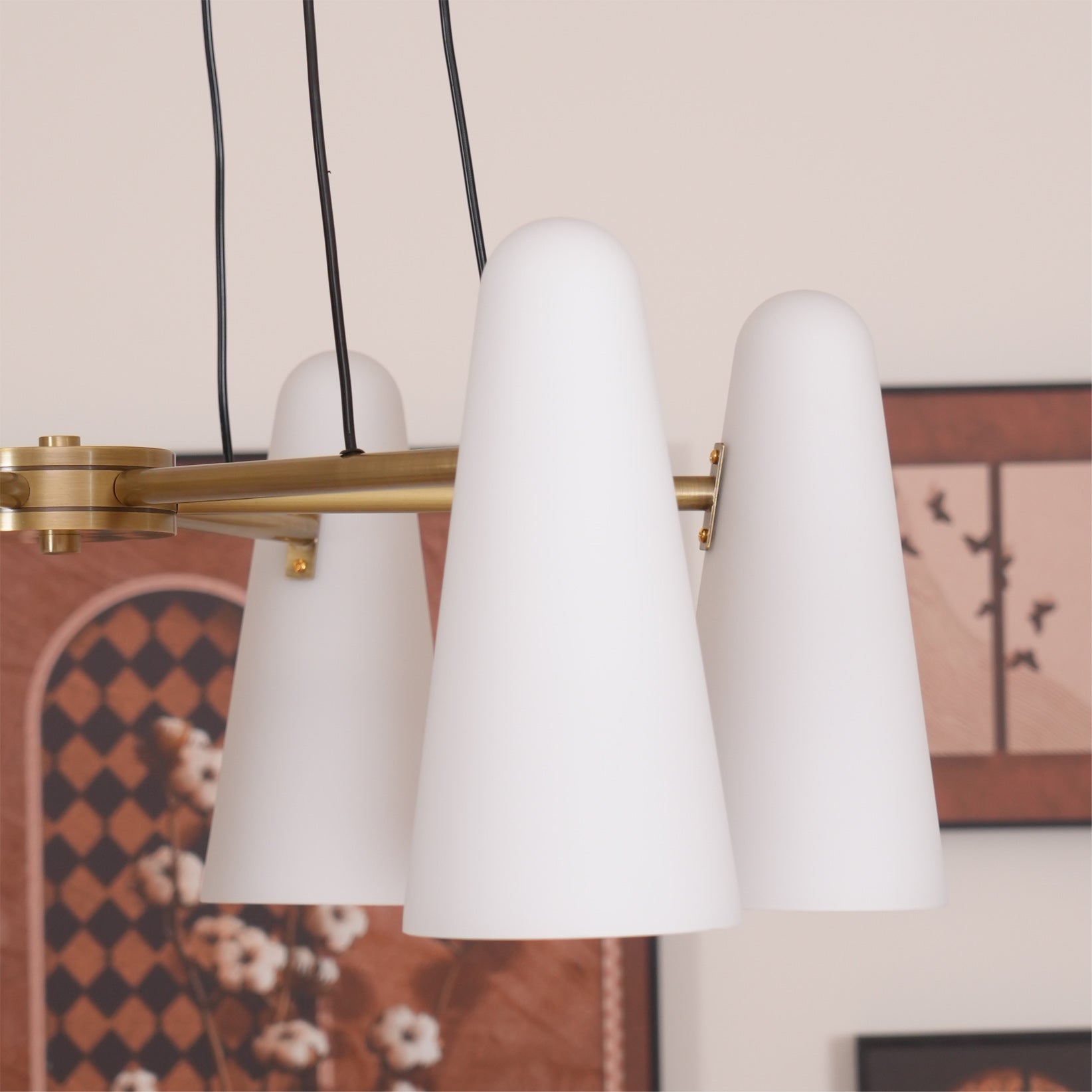 Artemis Chandelier Cone-Shaped-Letslighting