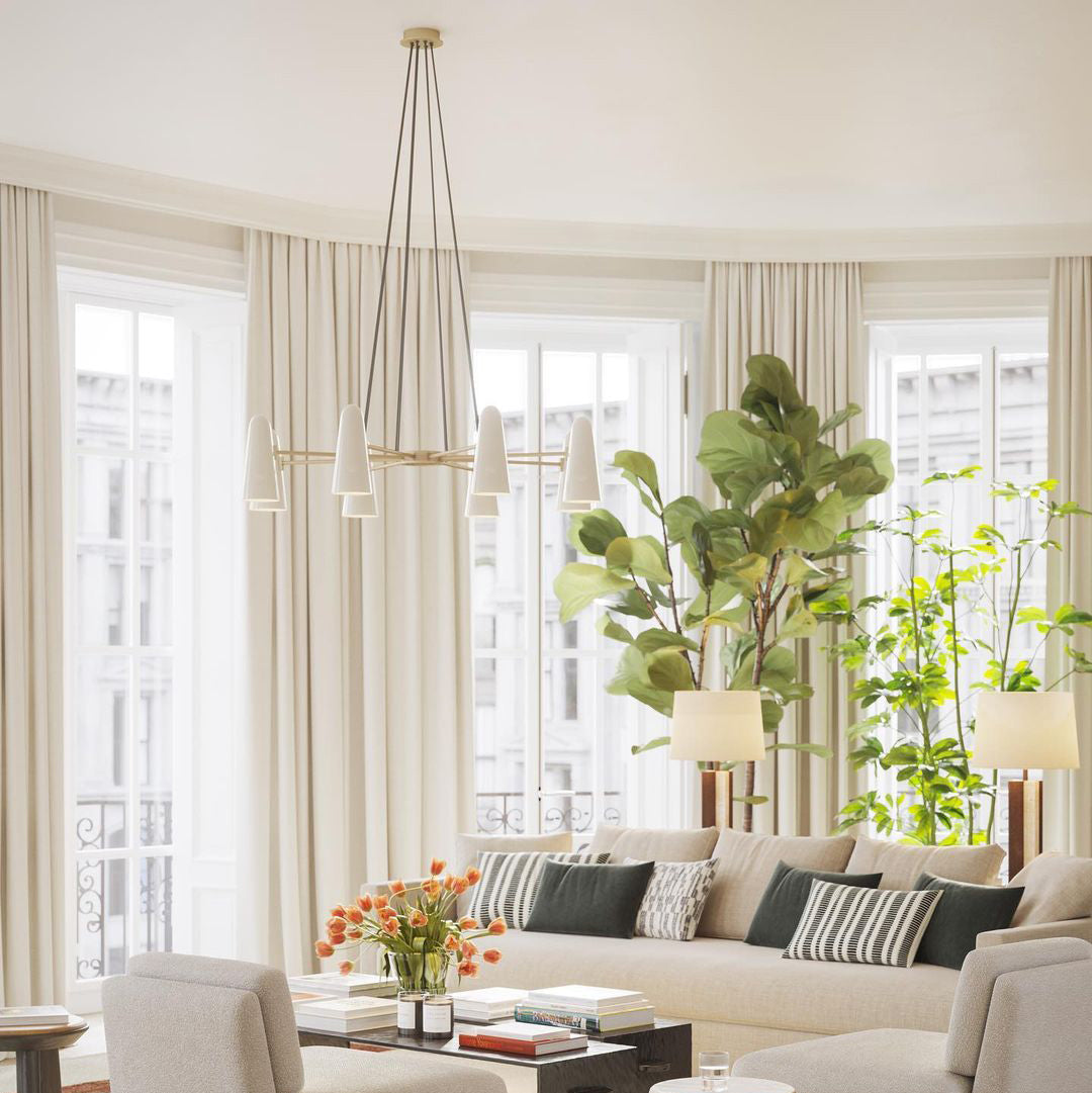 Artemis Chandelier Cone-Shaped-Letslighting