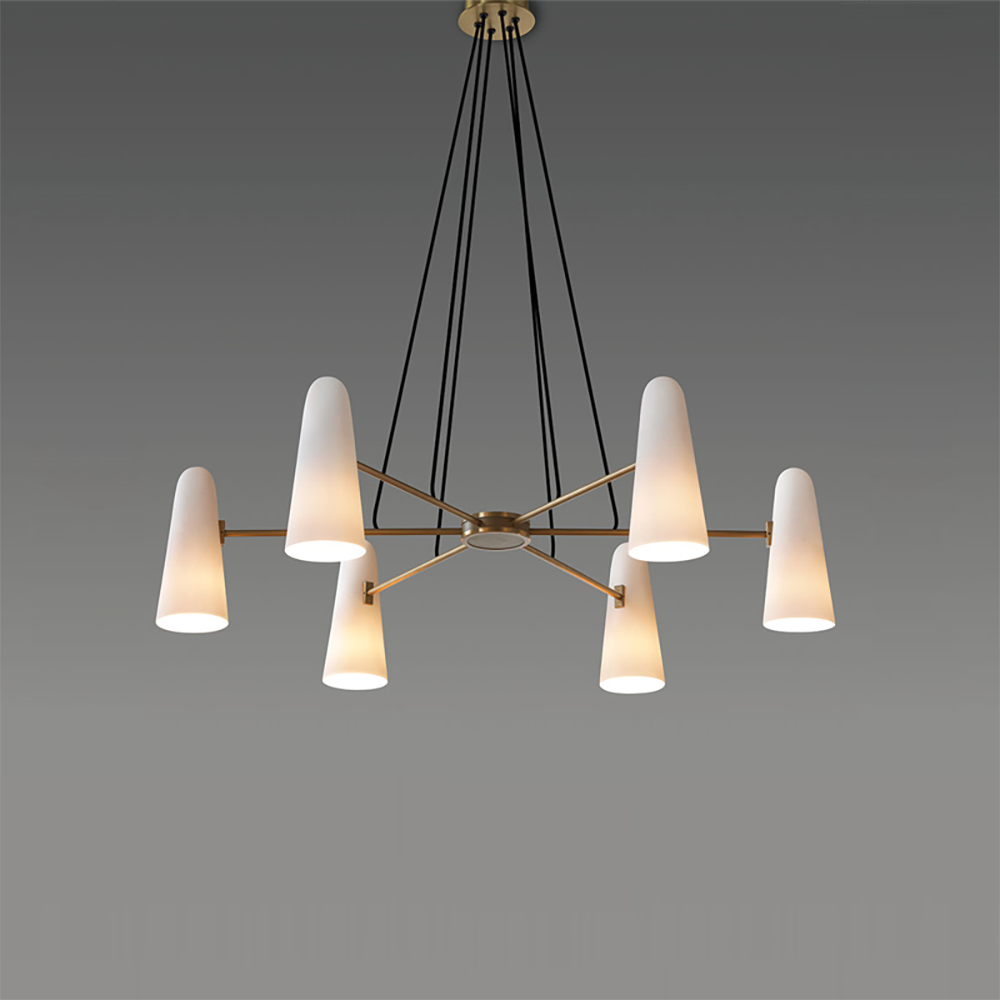 Artemis Chandelier Cone-Shaped-Letslighting