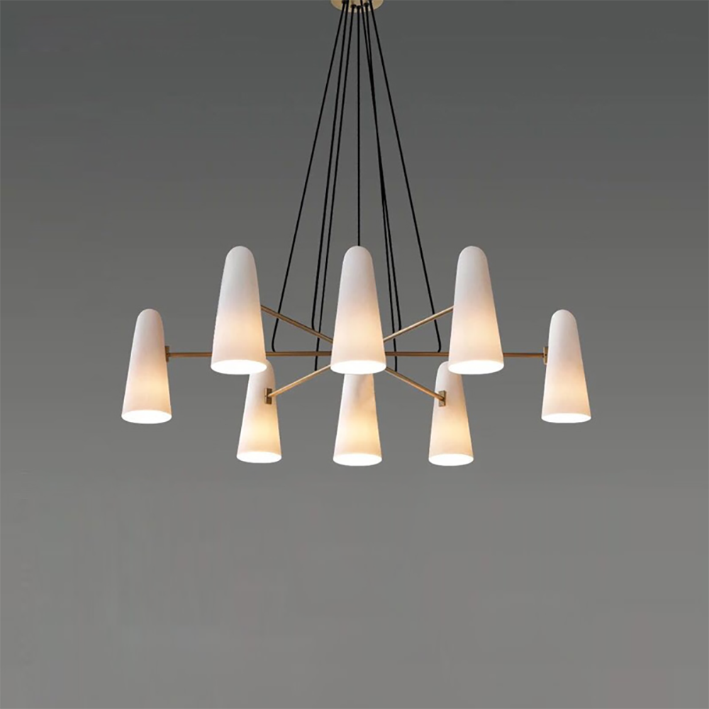 Artemis Chandelier Cone-Shaped-Letslighting