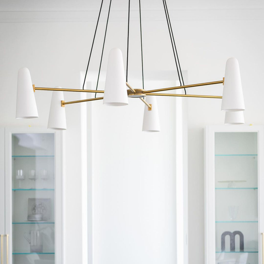 Artemis Chandelier Cone-Shaped-Letslighting