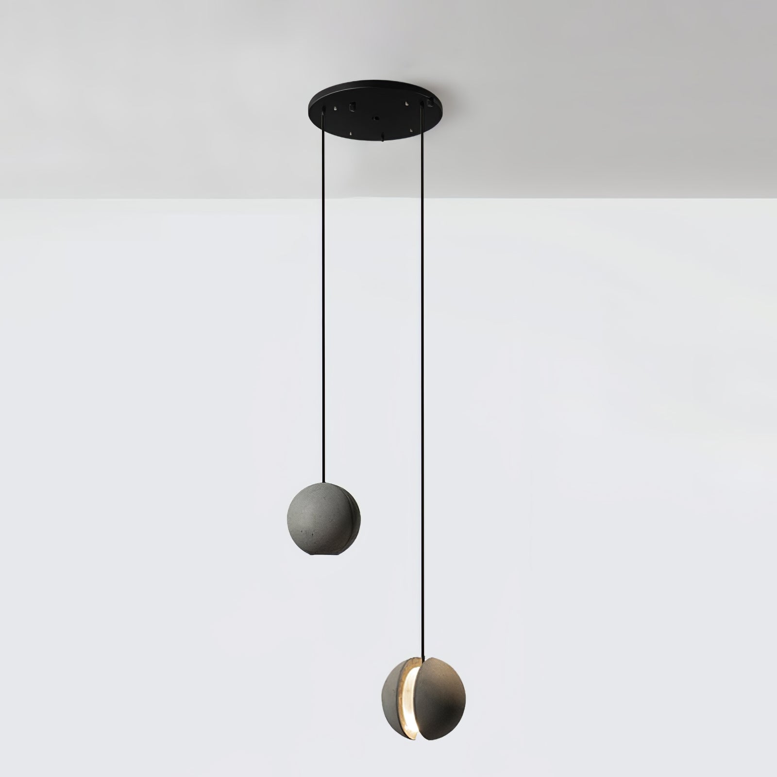 Moon Concrete Pendant Lamp - Blowlighting