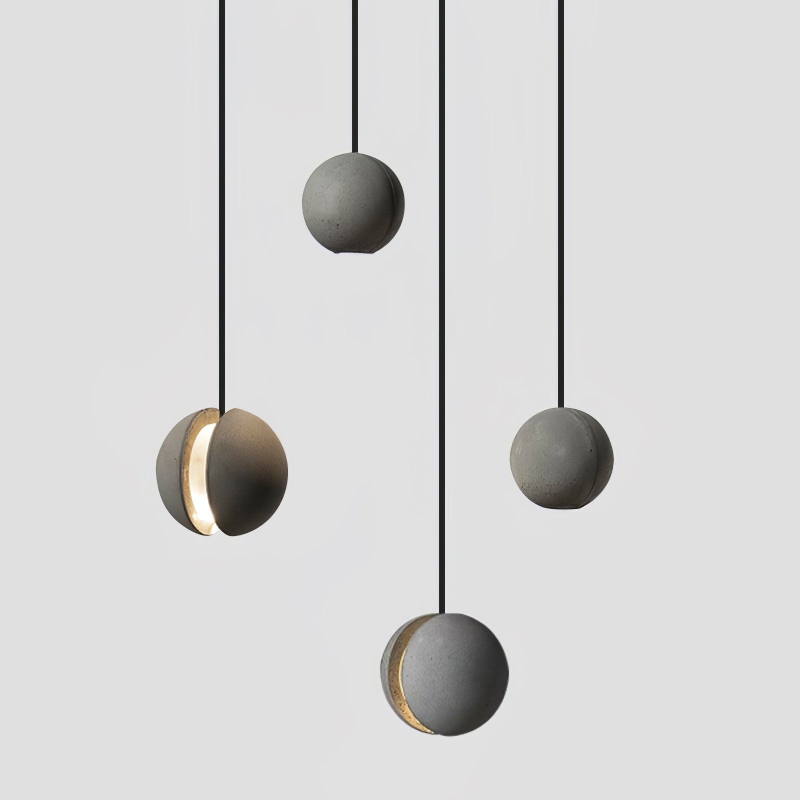Moon Concrete Pendant Lamp - Blowlighting