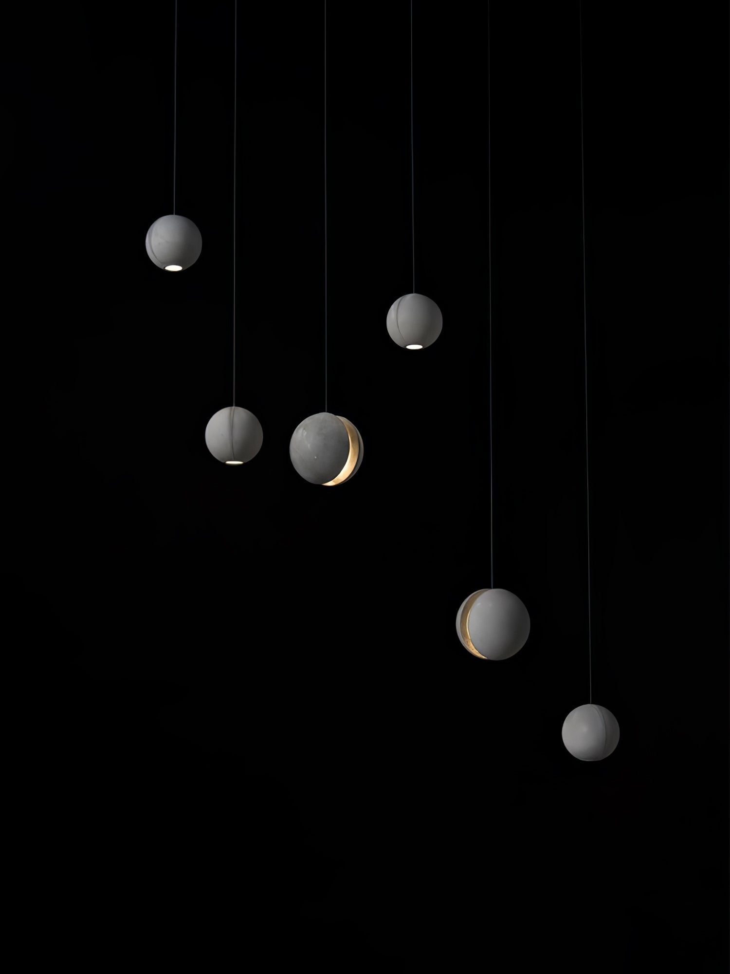 Moon Concrete Pendant Lamp - Blowlighting