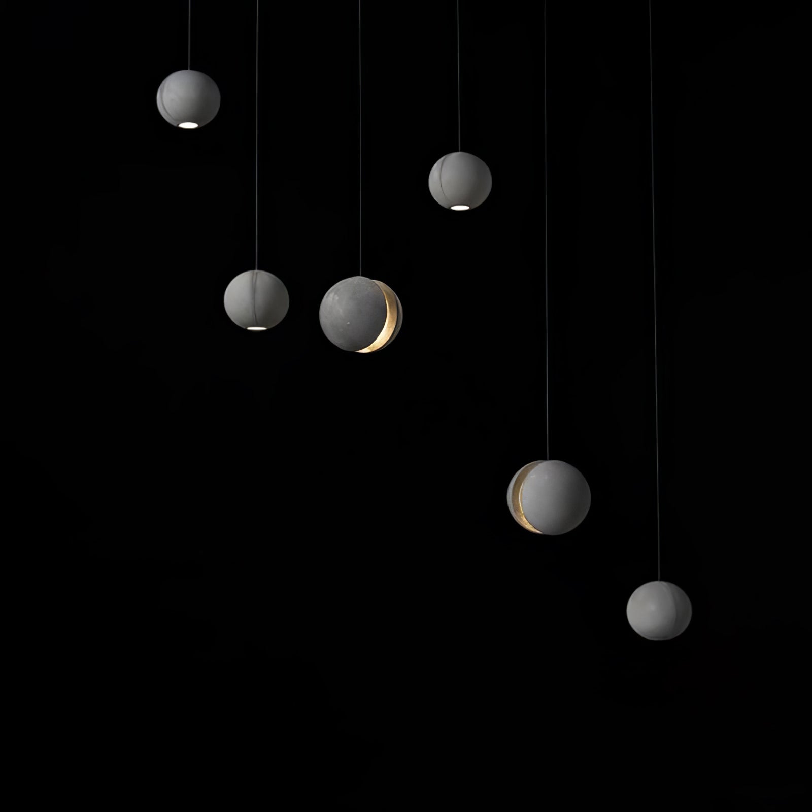 Moon Concrete Pendant Lamp - Blowlighting