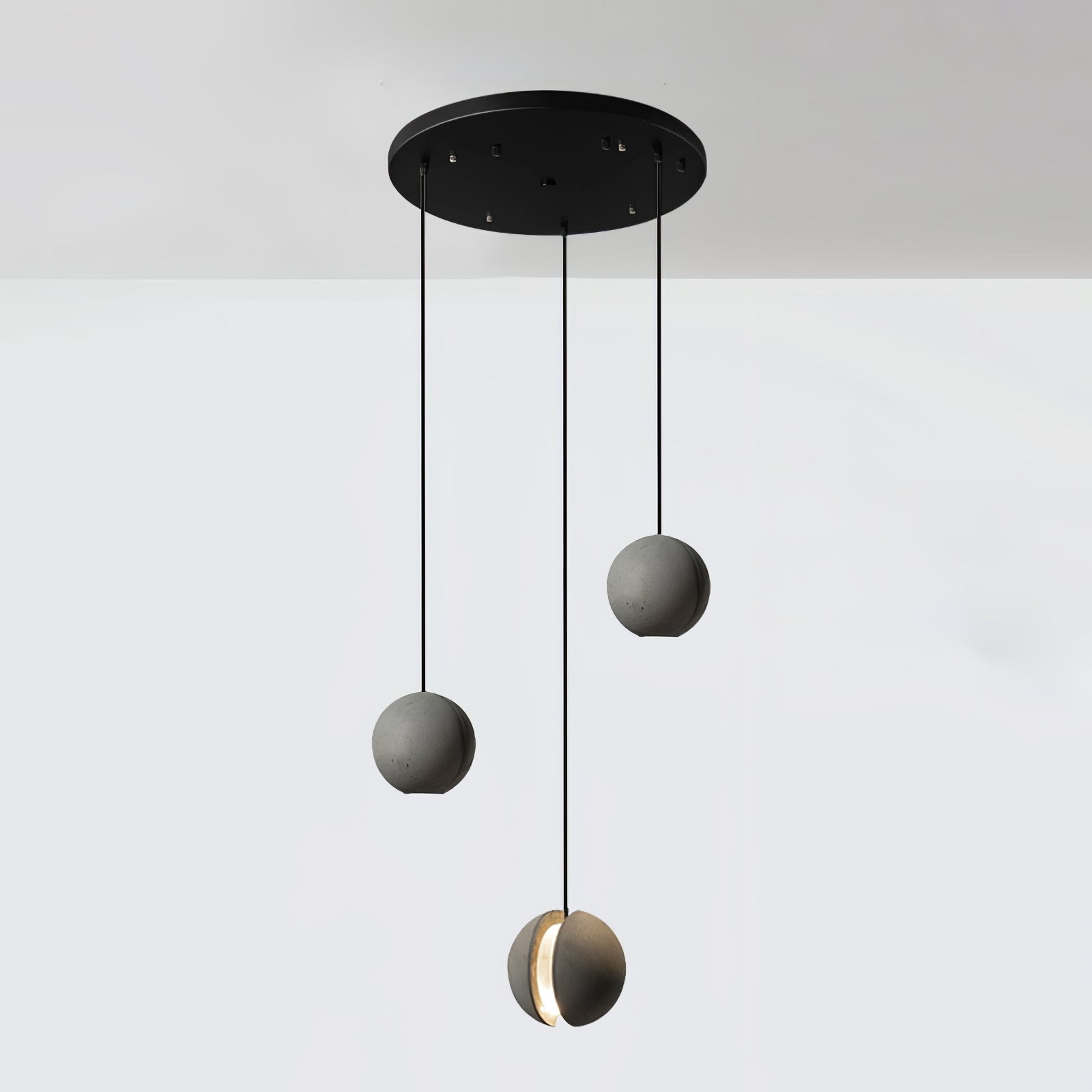 Moon Concrete Pendant Lamp - Blowlighting