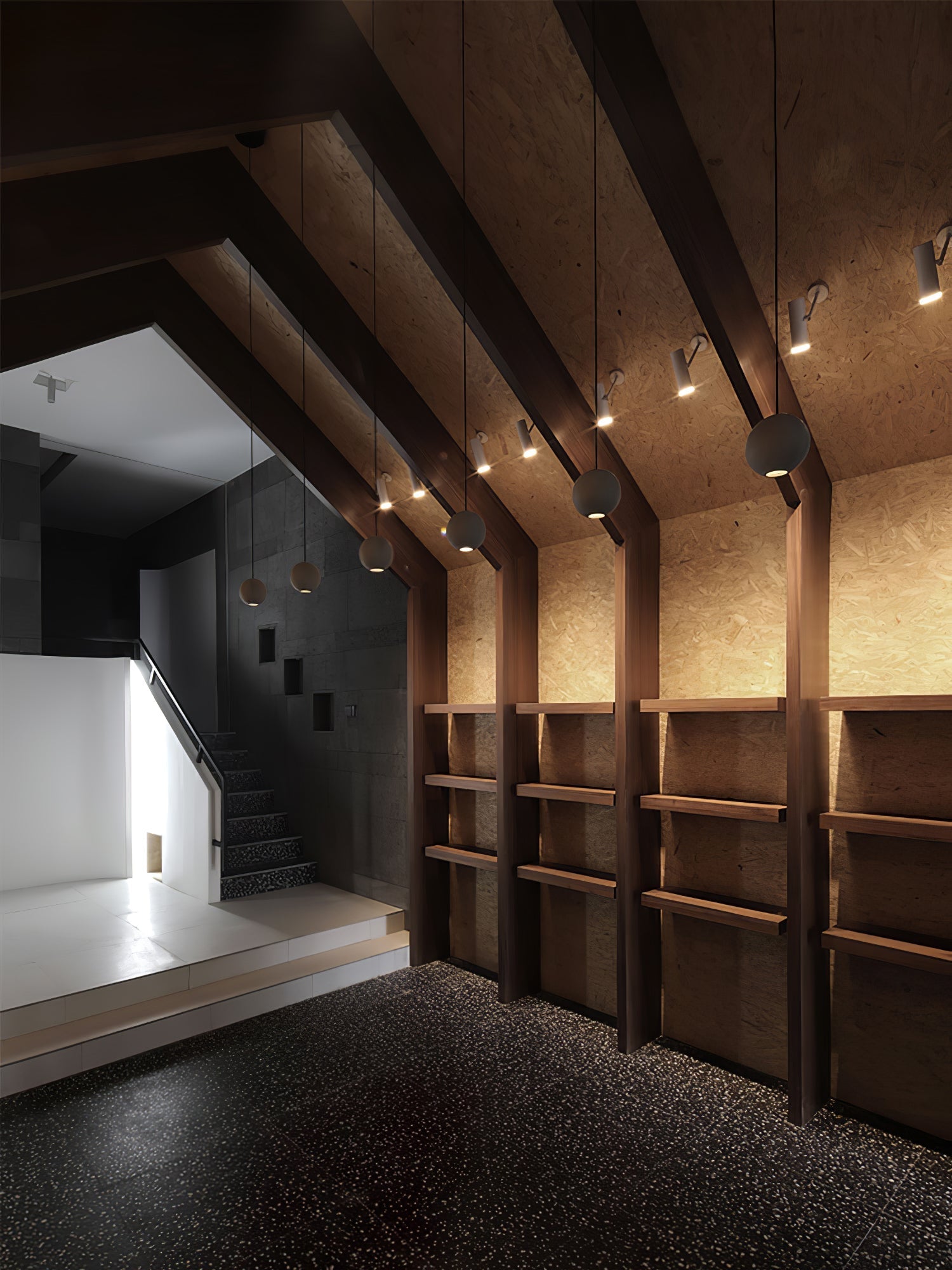 Moon Concrete Pendant Lamp - Blowlighting