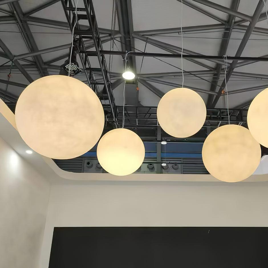 Lustra Pendelleuchte Mondförmiges Harz-Letslighting