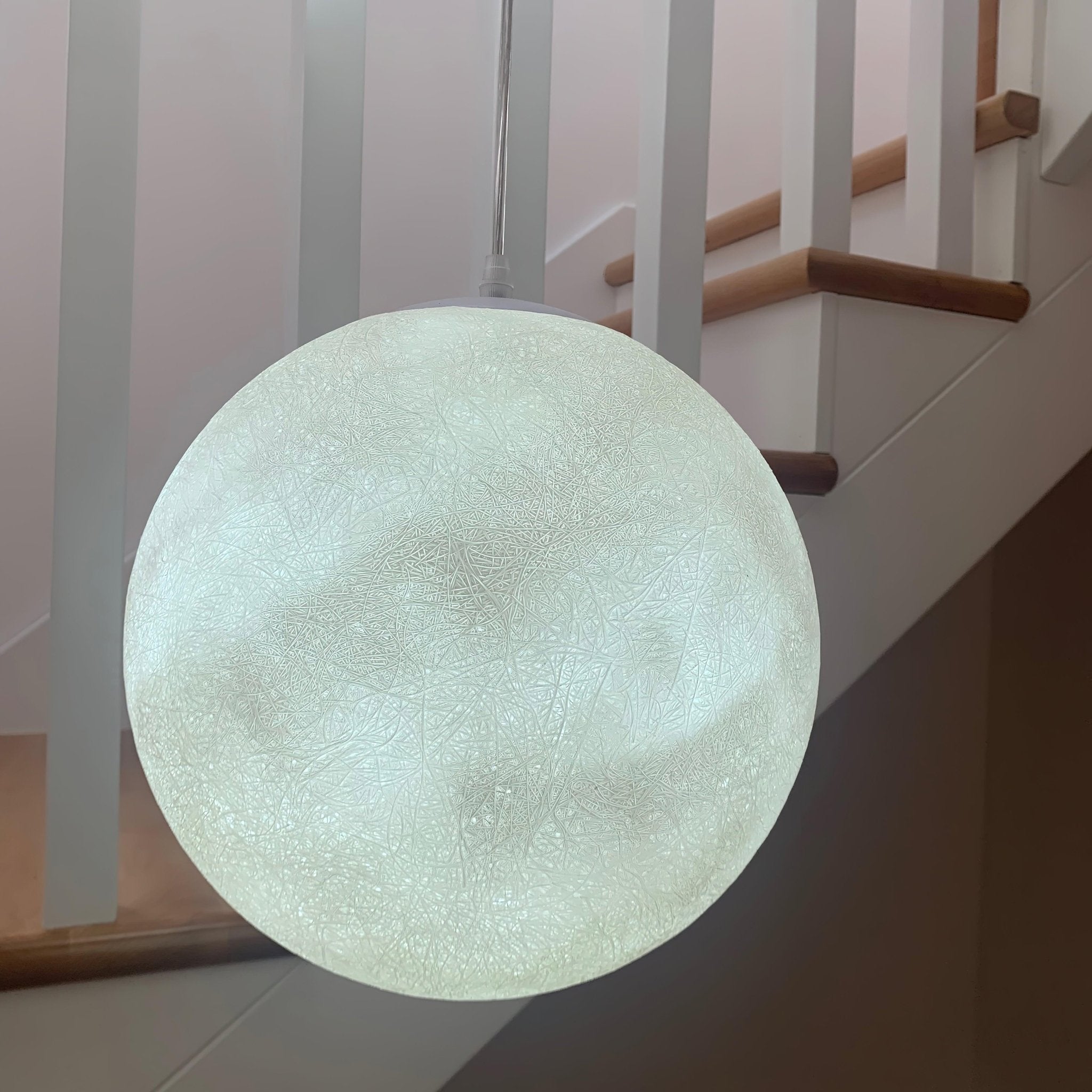 Lustra Pendelleuchte Mondförmiges Harz-Letslighting