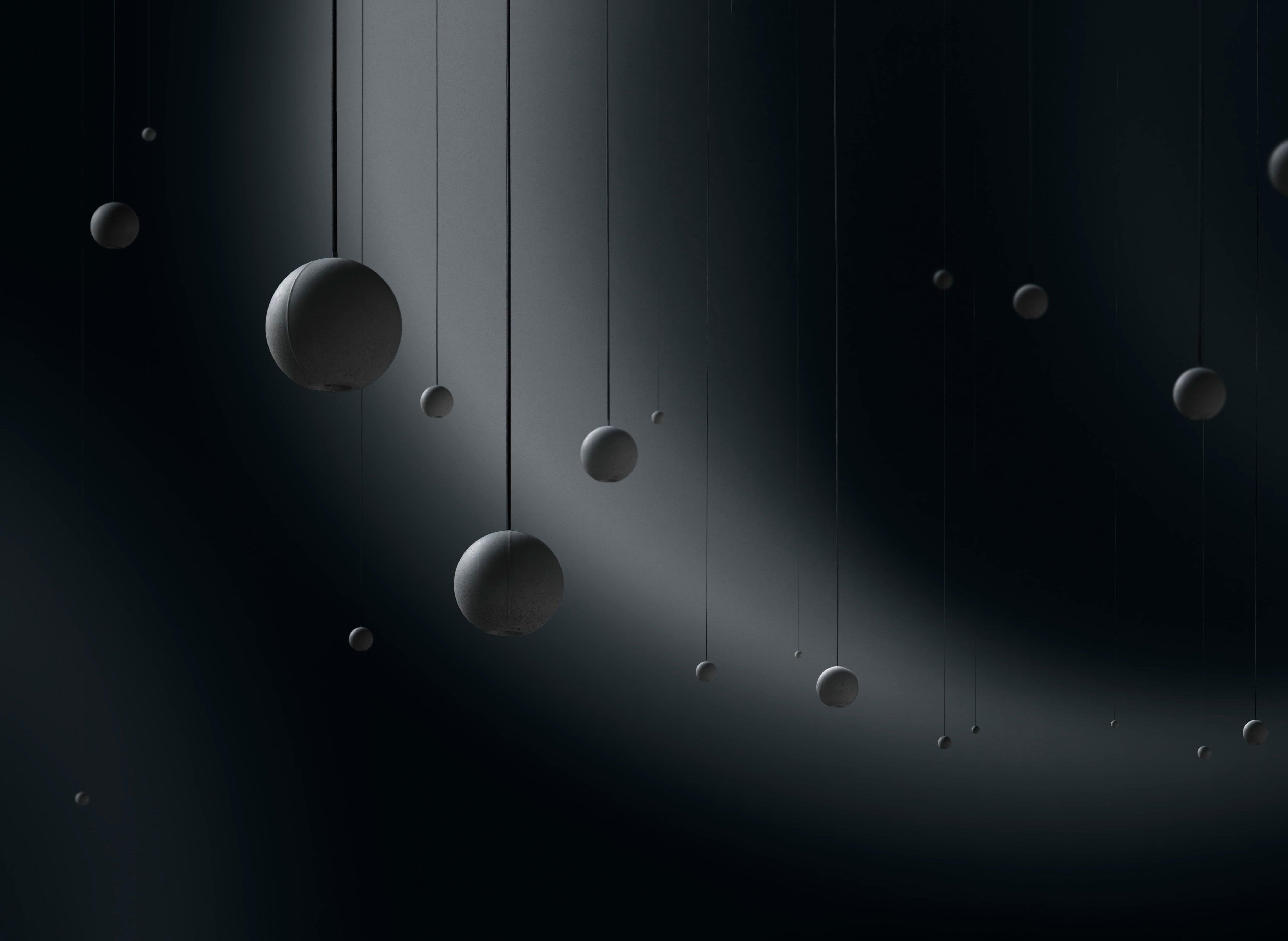 Moon Concrete Pendant Lamp - Blowlighting