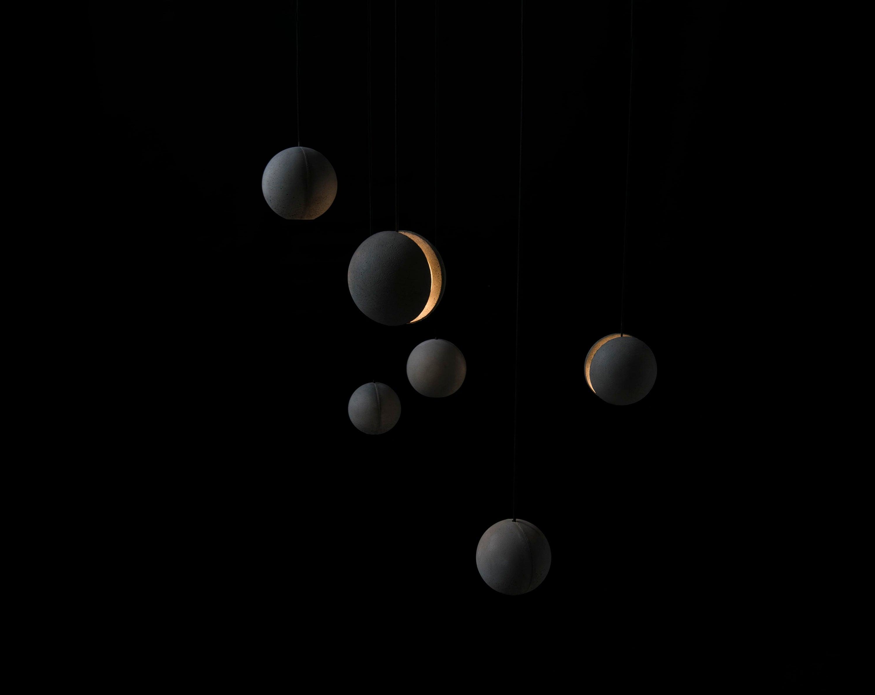 Moon Concrete Pendant Lamp - Blowlighting